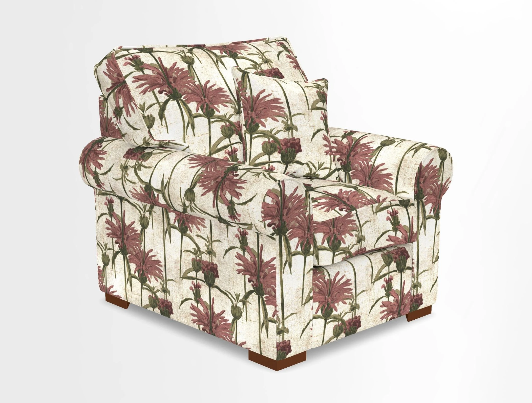 Upperton Chair in Two Tone Plain Biscuit - Loose cover option available