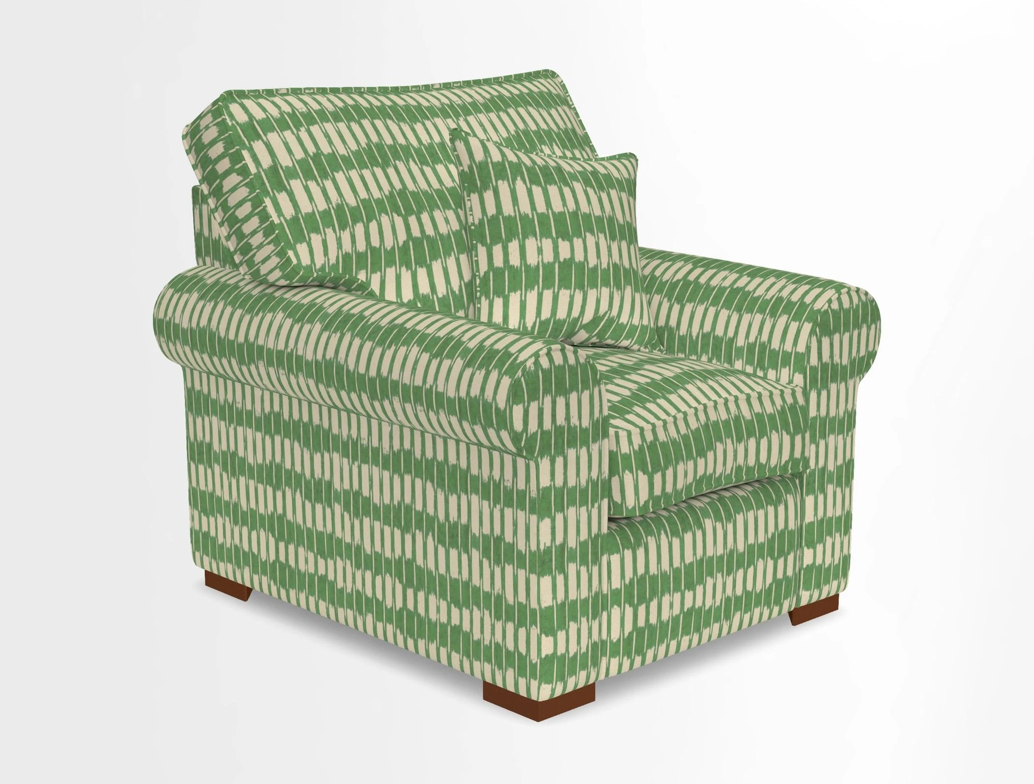 Upperton Chair in Two Tone Plain Biscuit - Loose cover option available