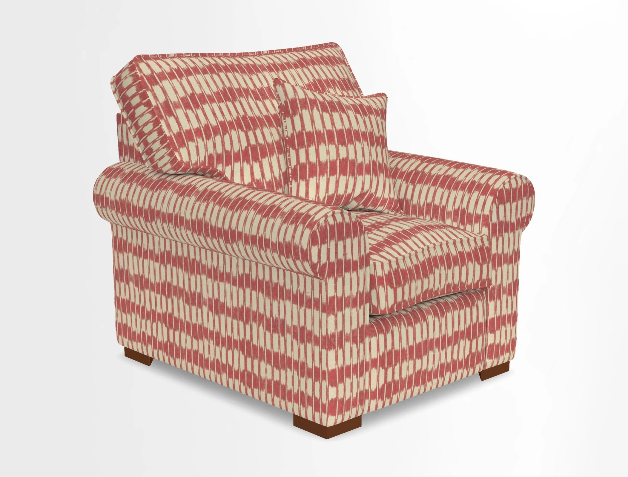 Upperton Chair in Two Tone Plain Biscuit - Loose cover option available