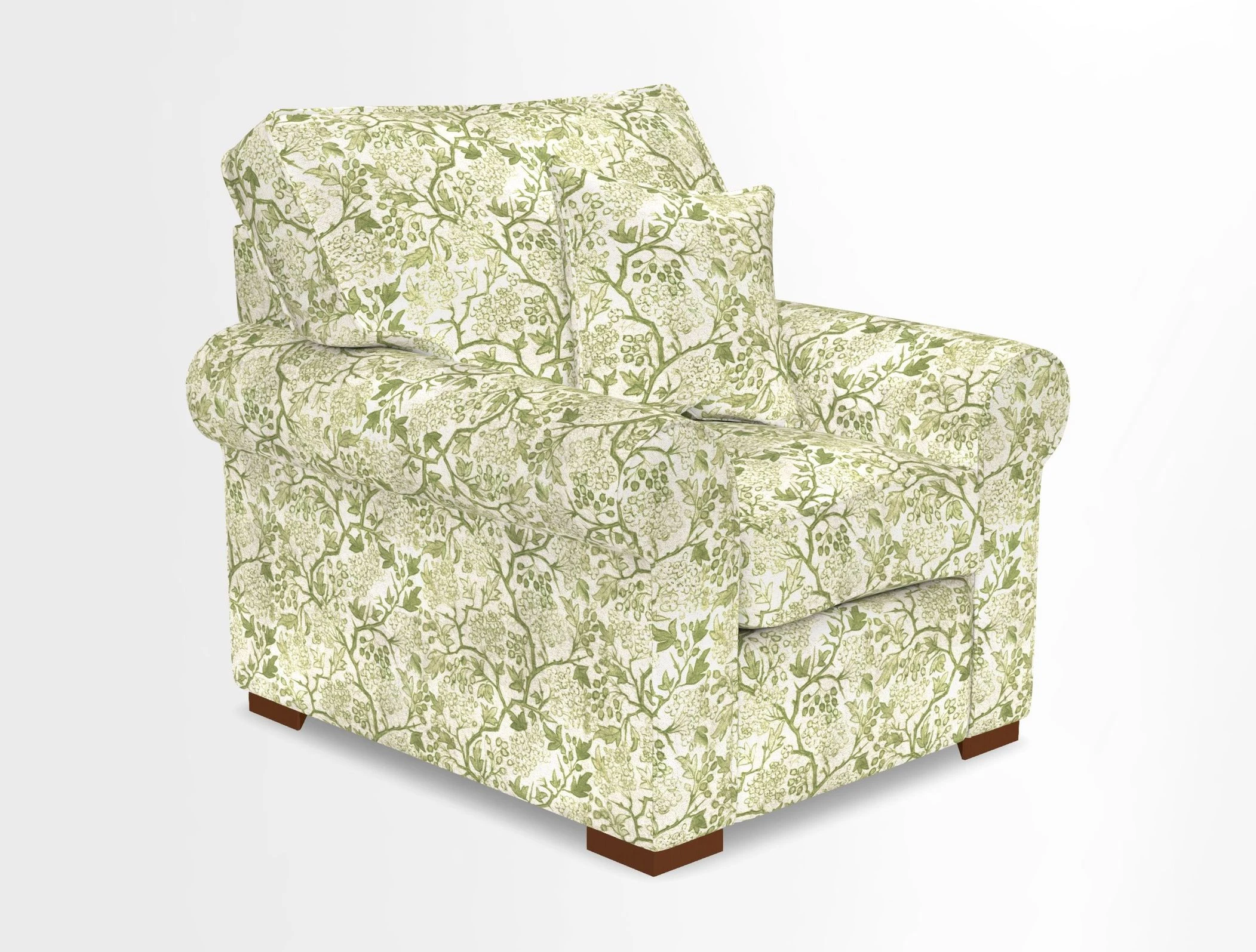Upperton Chair in Two Tone Plain Biscuit - Loose cover option available