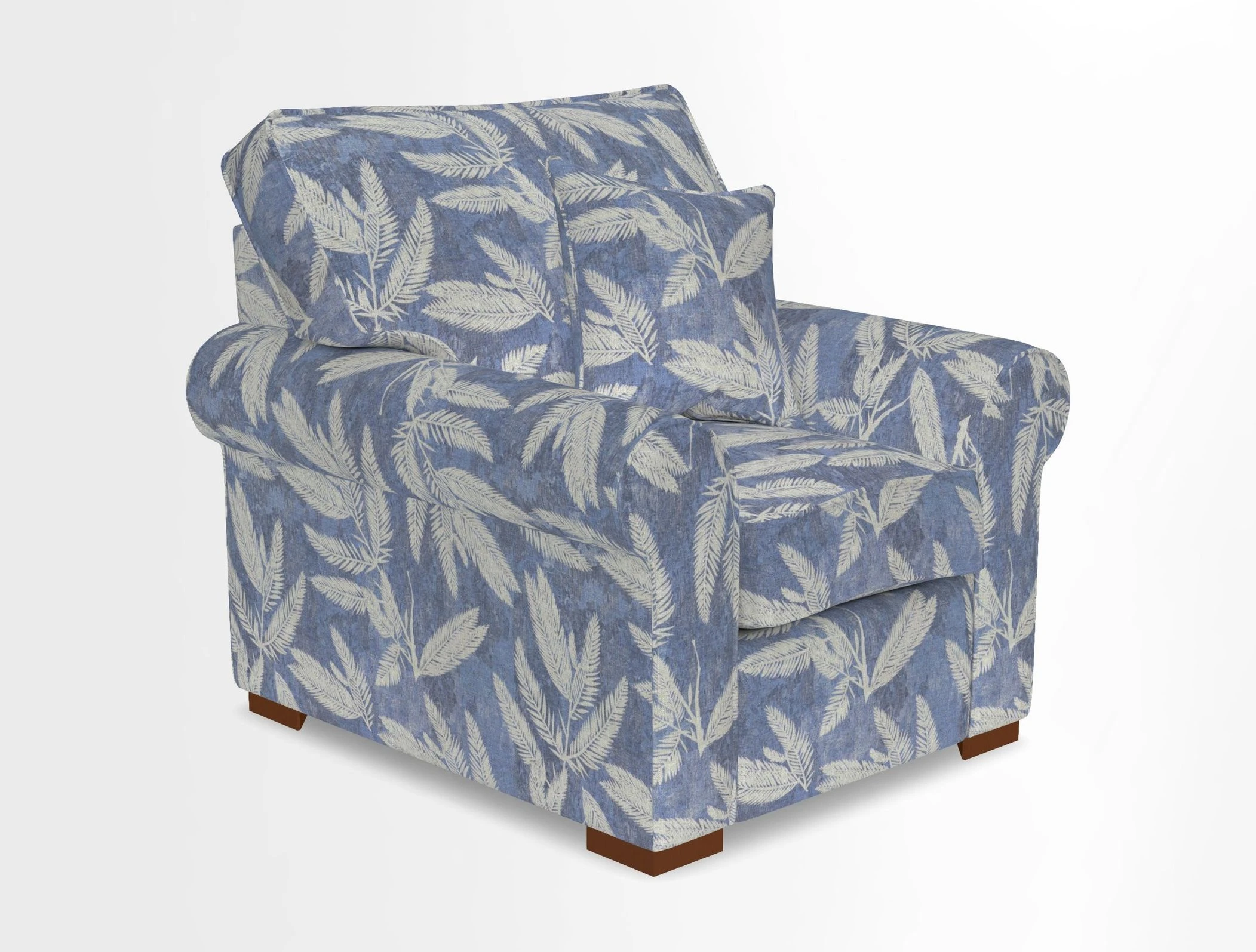 Upperton Chair in Two Tone Plain Biscuit - Loose cover option available