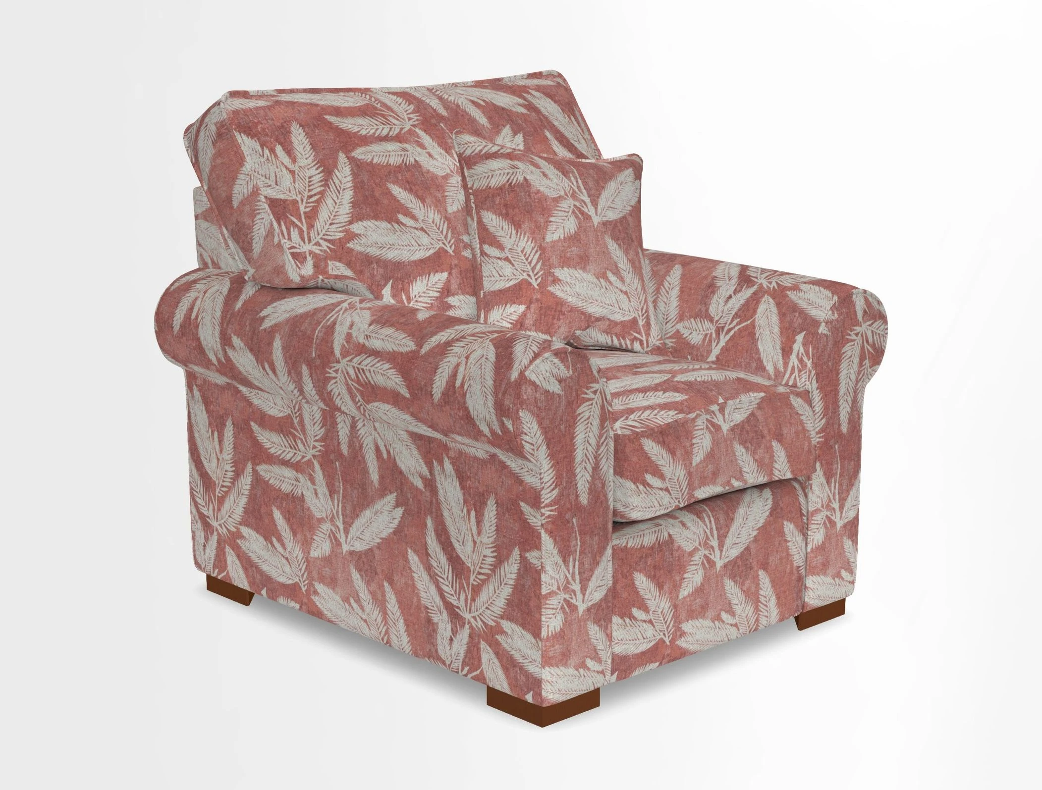 Upperton Chair in Two Tone Plain Biscuit - Loose cover option available