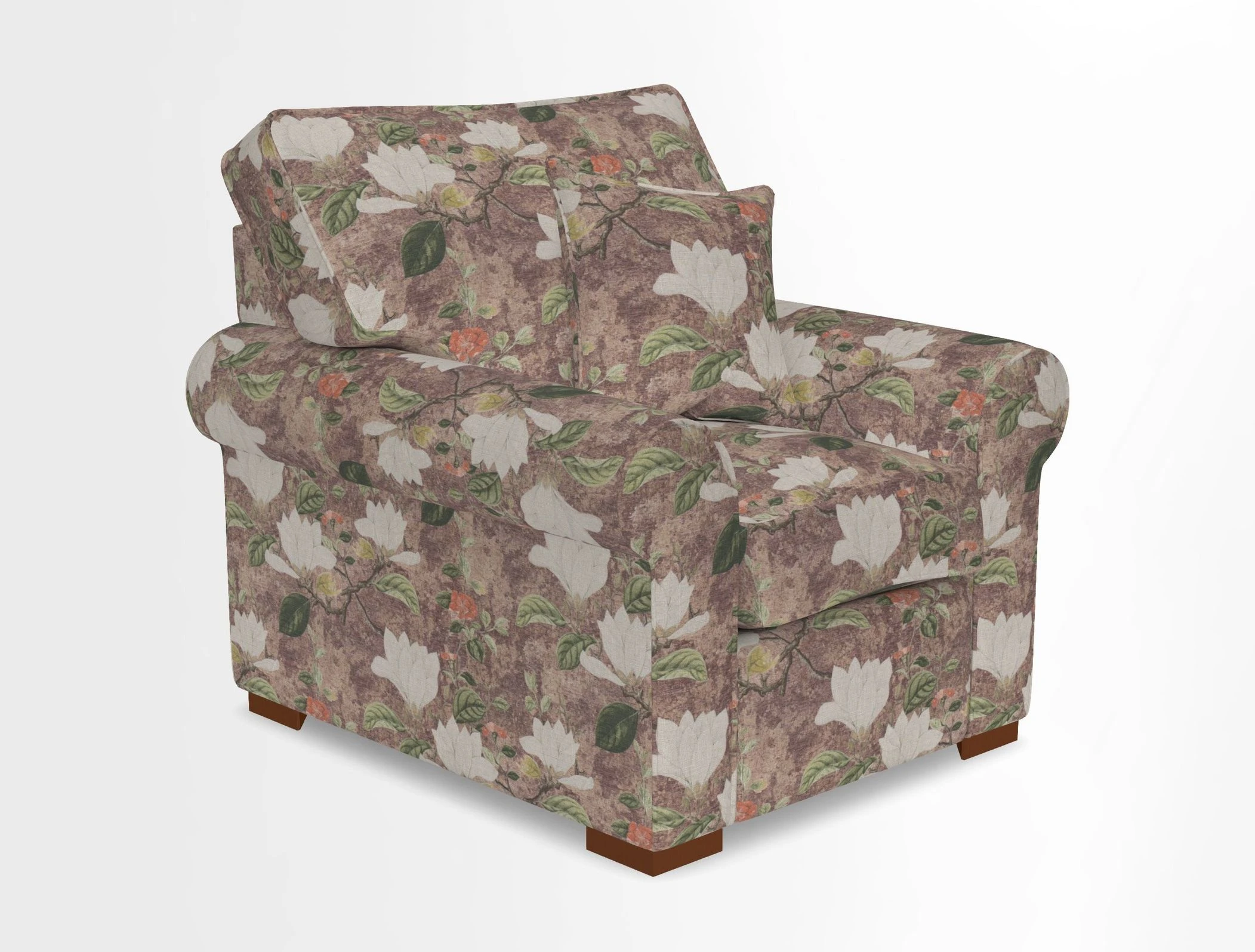 Upperton Chair in Two Tone Plain Biscuit - Loose cover option available