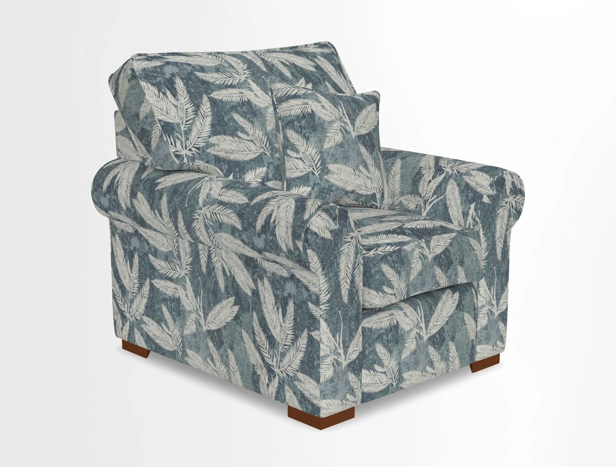 Upperton Chair in Two Tone Plain Biscuit - Loose cover option available
