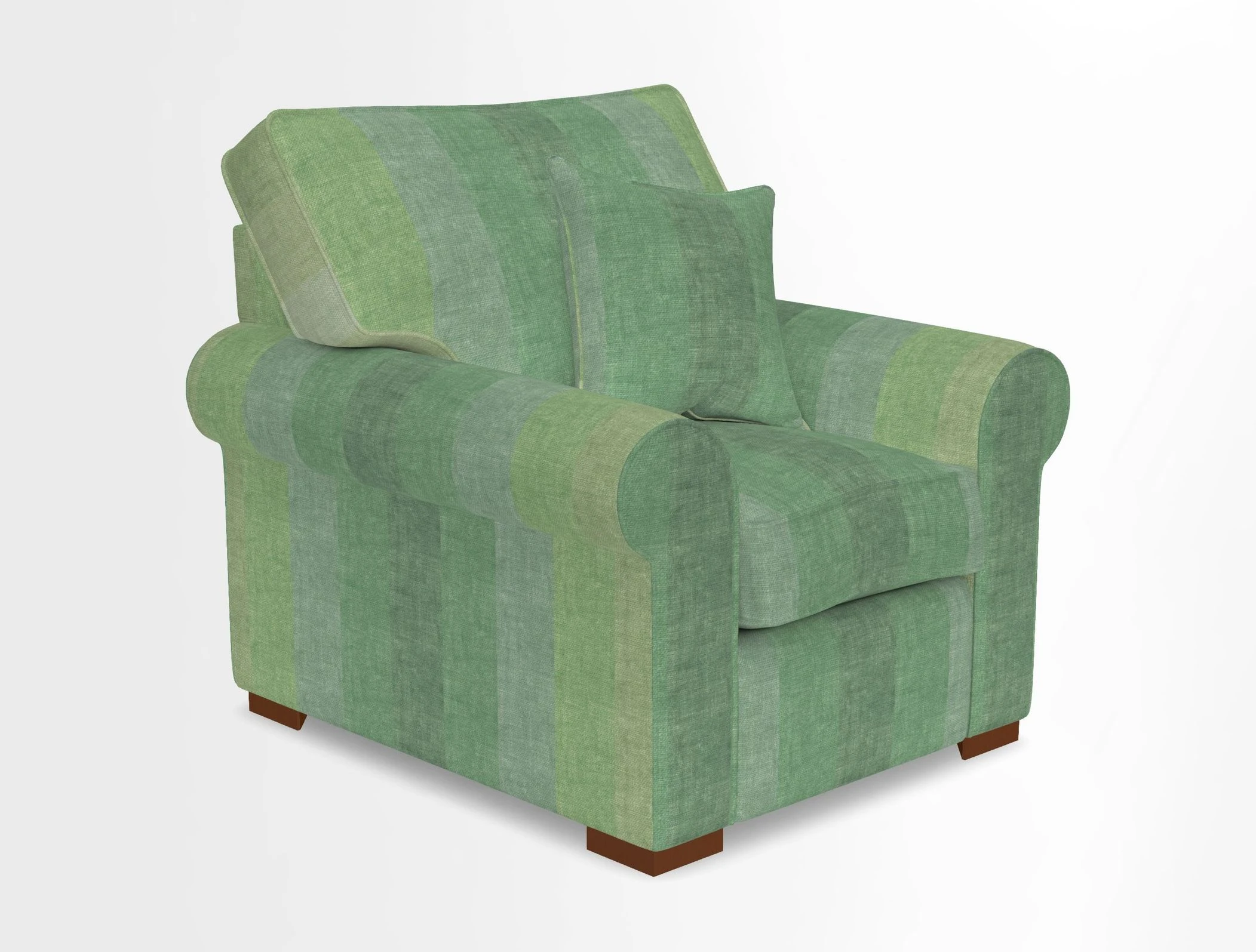 Upperton Chair in Two Tone Plain Biscuit - Loose cover option available