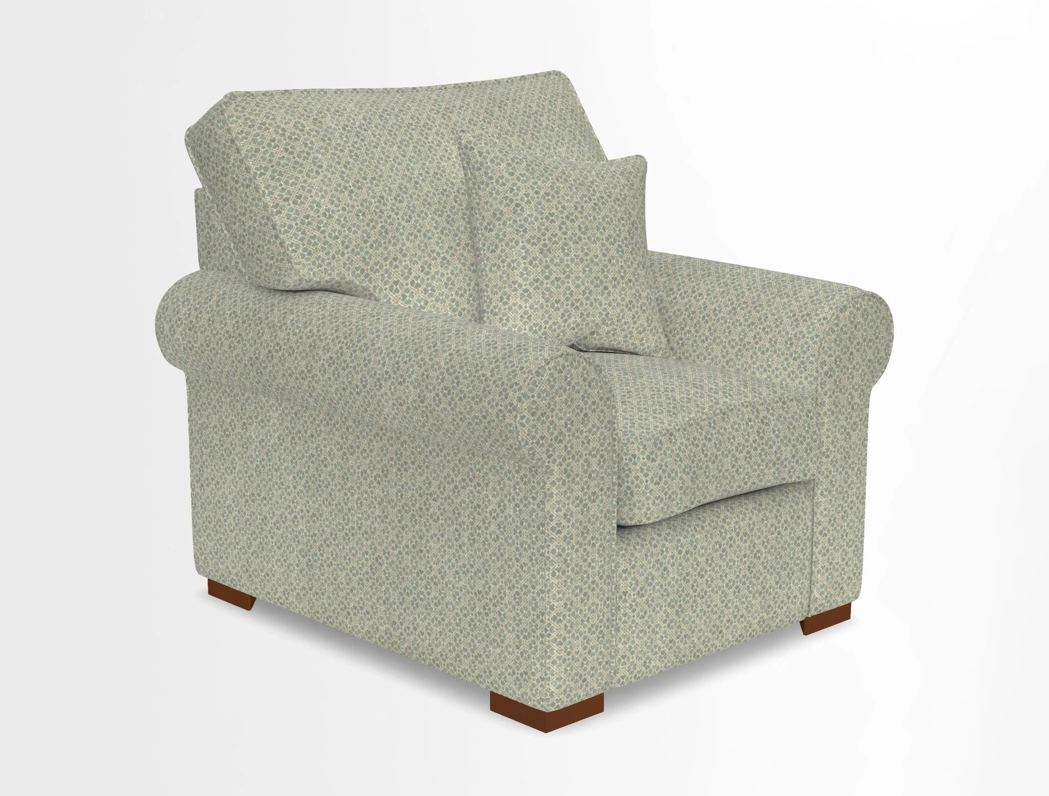Upperton Chair in Two Tone Plain Biscuit - Loose cover option available