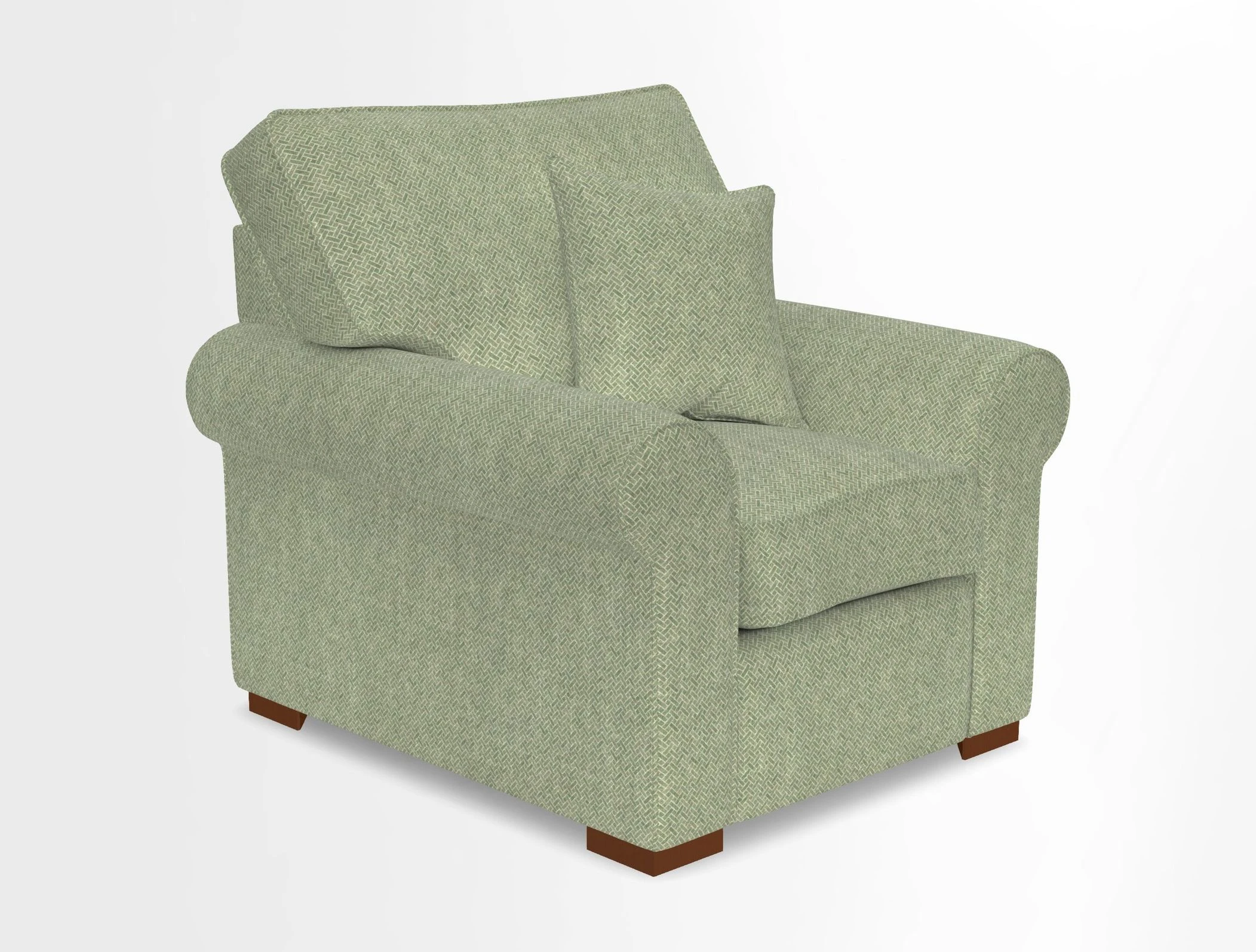 Upperton Chair in Two Tone Plain Biscuit - Loose cover option available