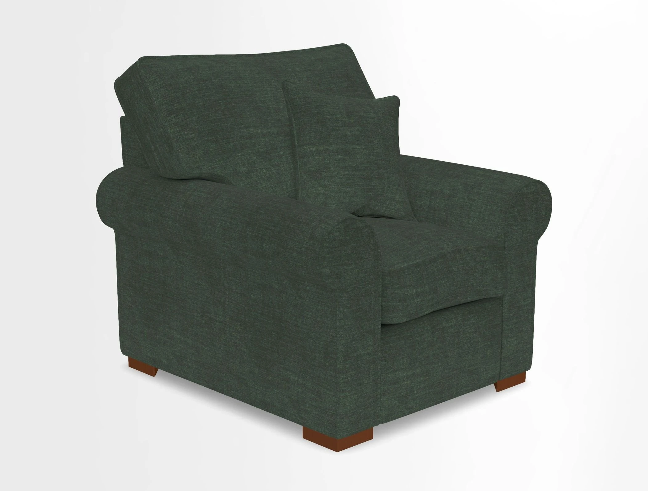 Upperton Chair in Two Tone Plain Biscuit - Loose cover option available