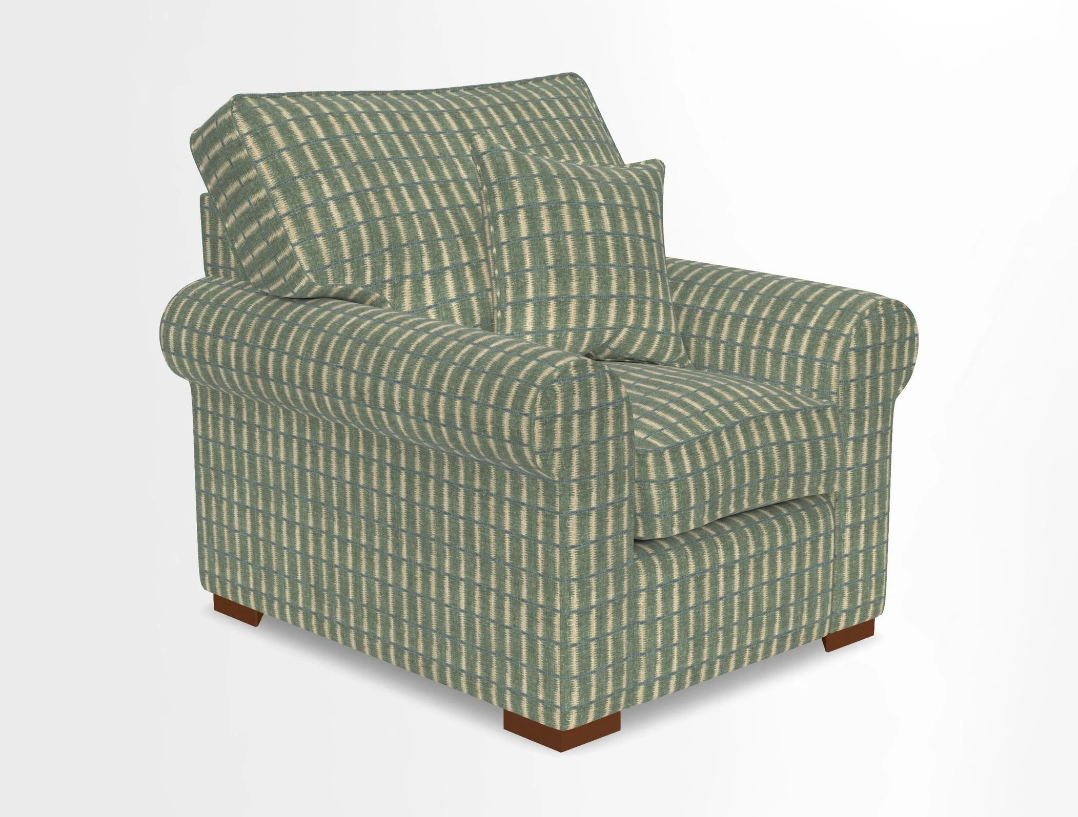 Upperton Chair in Two Tone Plain Biscuit - Loose cover option available