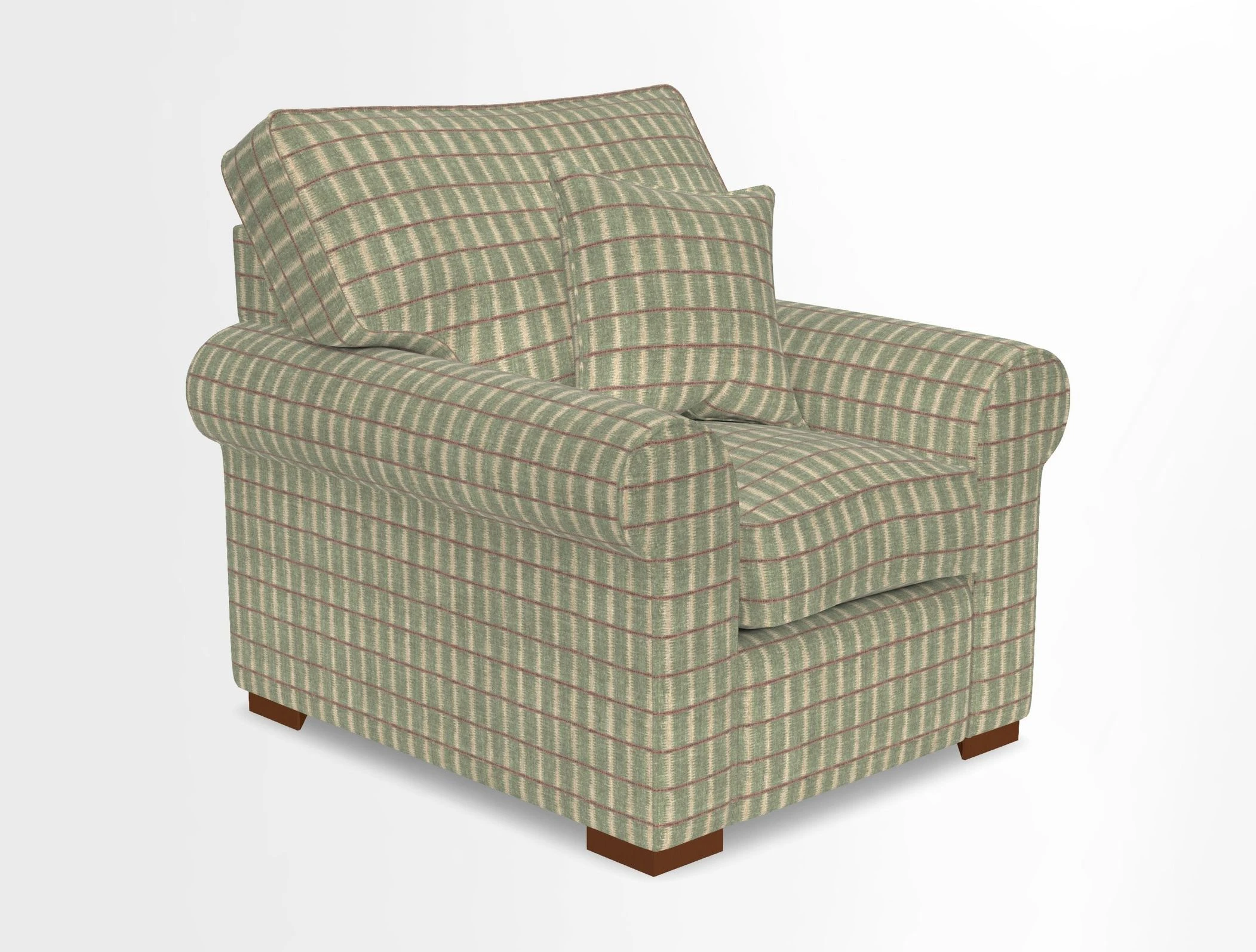 Upperton Chair in Two Tone Plain Biscuit - Loose cover option available
