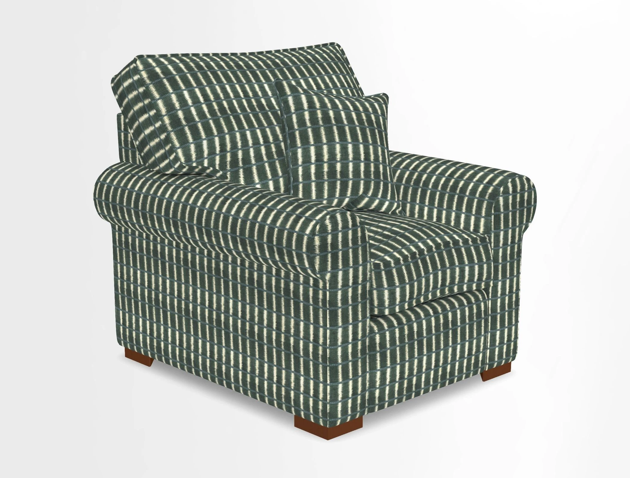 Upperton Chair in Two Tone Plain Biscuit - Loose cover option available