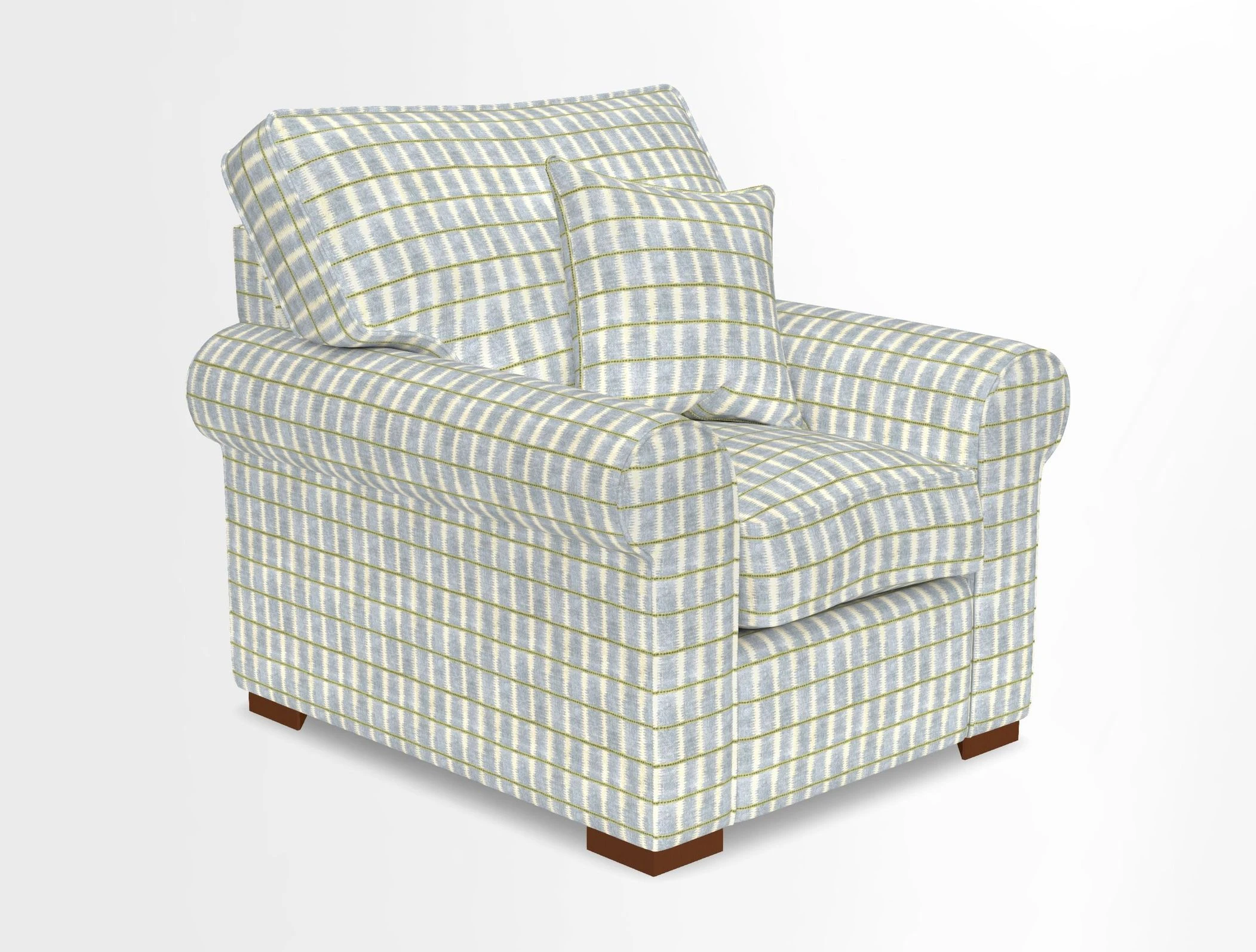 Upperton Chair in Two Tone Plain Biscuit - Loose cover option available