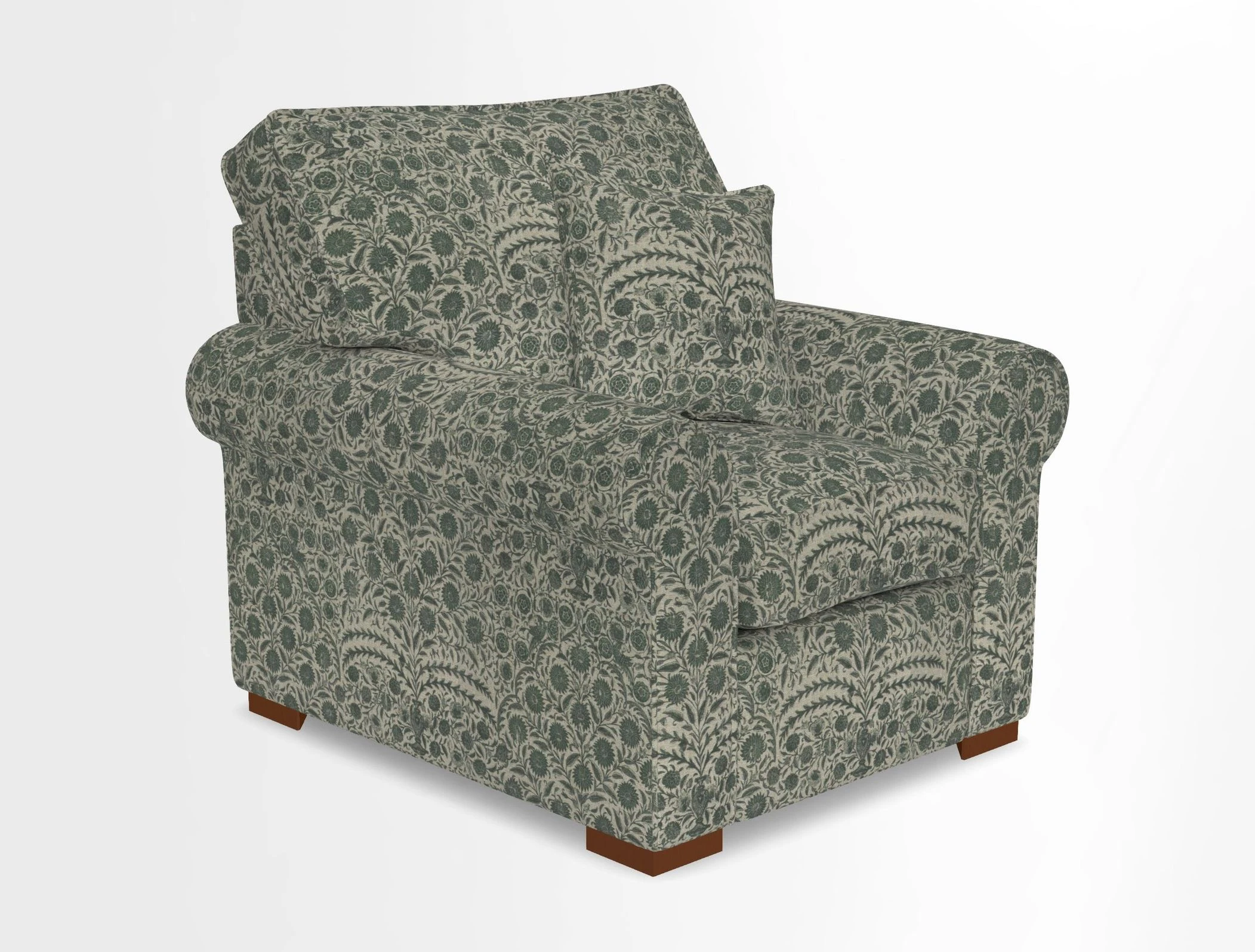 Upperton Chair in Two Tone Plain Biscuit - Loose cover option available