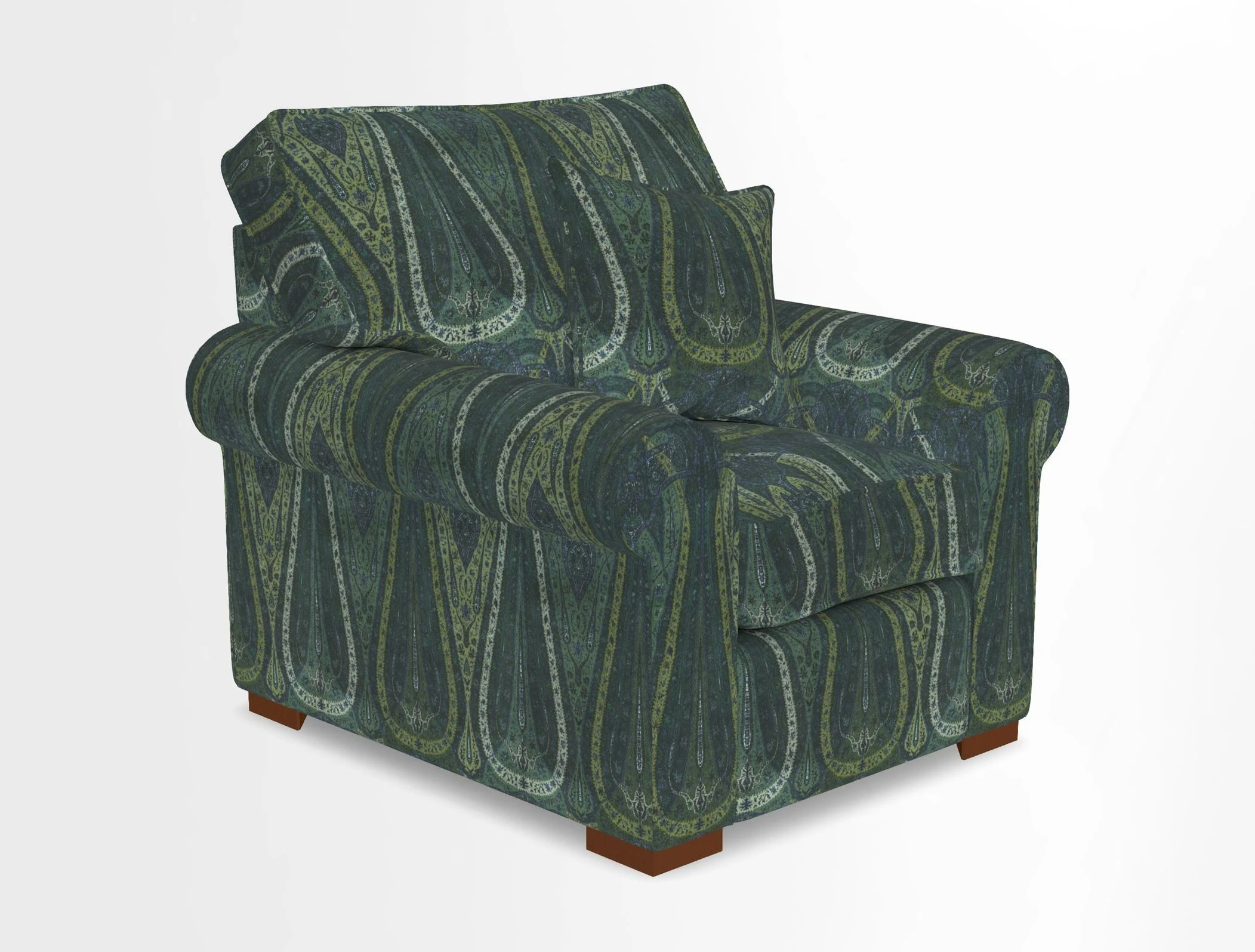 Upperton Chair in Two Tone Plain Biscuit - Loose cover option available