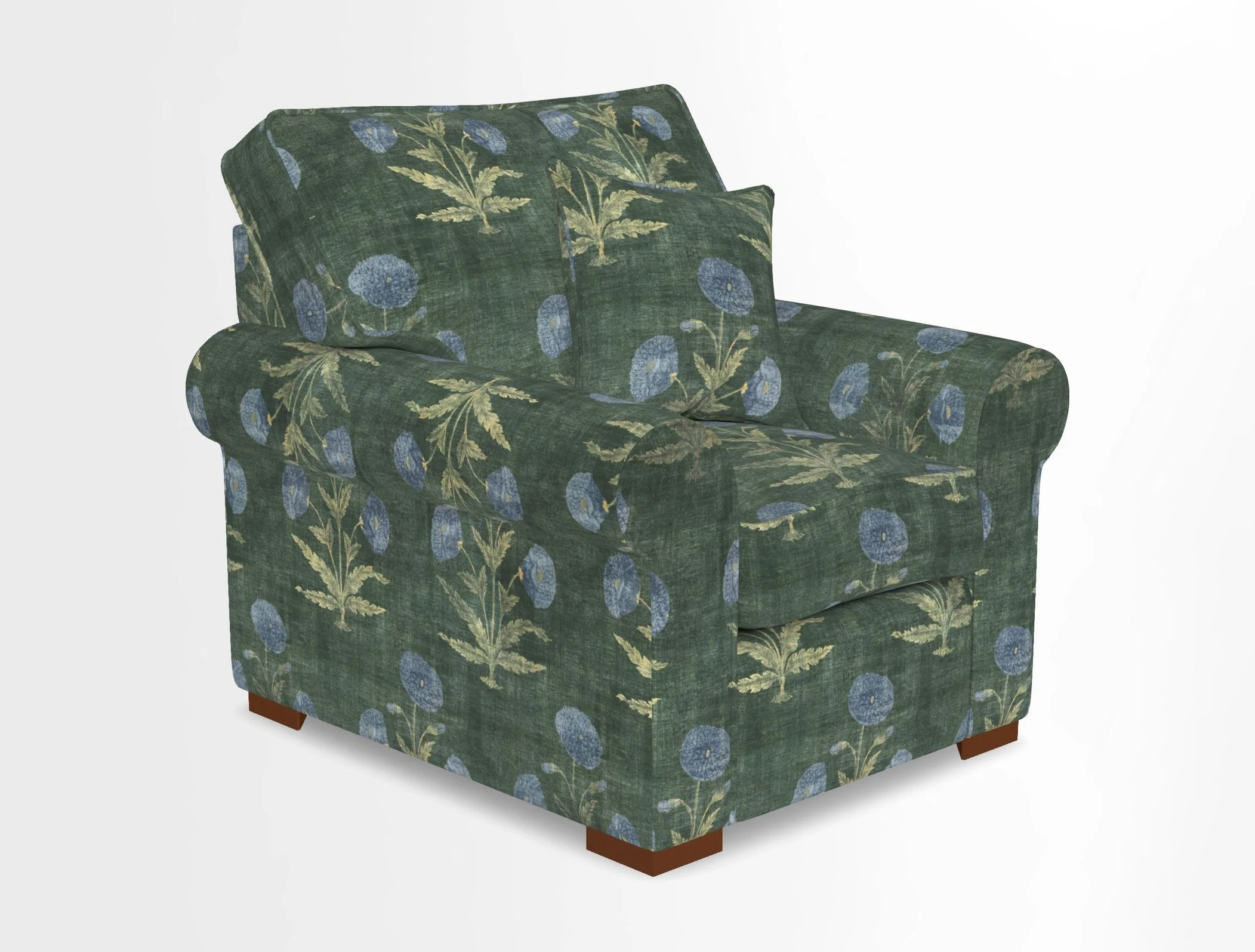Upperton Chair in Two Tone Plain Biscuit - Loose cover option available
