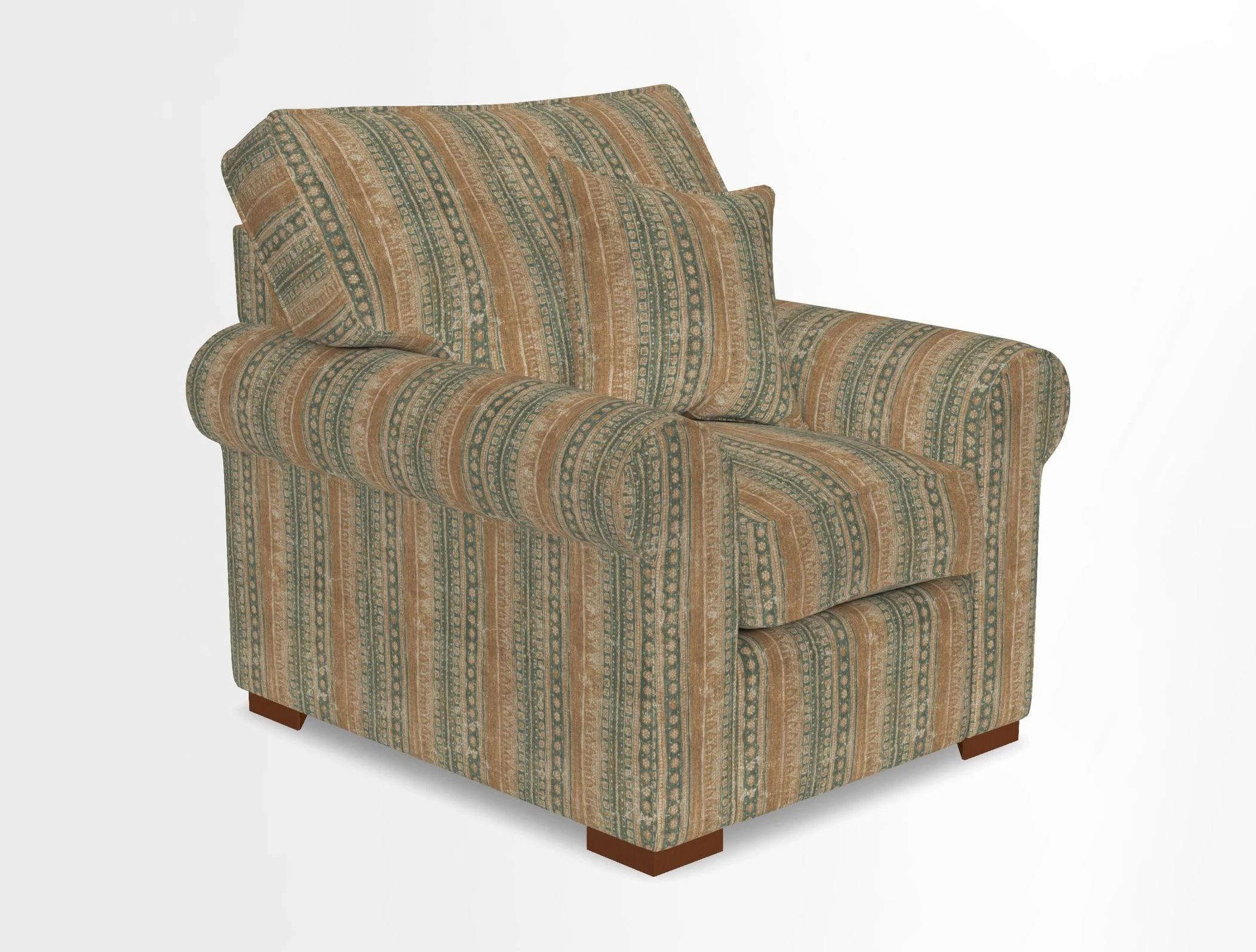 Upperton Chair in Two Tone Plain Biscuit - Loose cover option available
