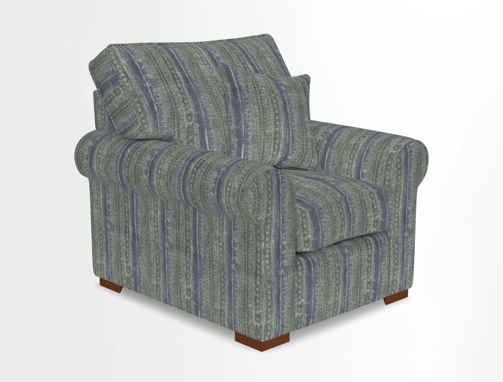 Upperton Chair in Two Tone Plain Biscuit - Loose cover option available
