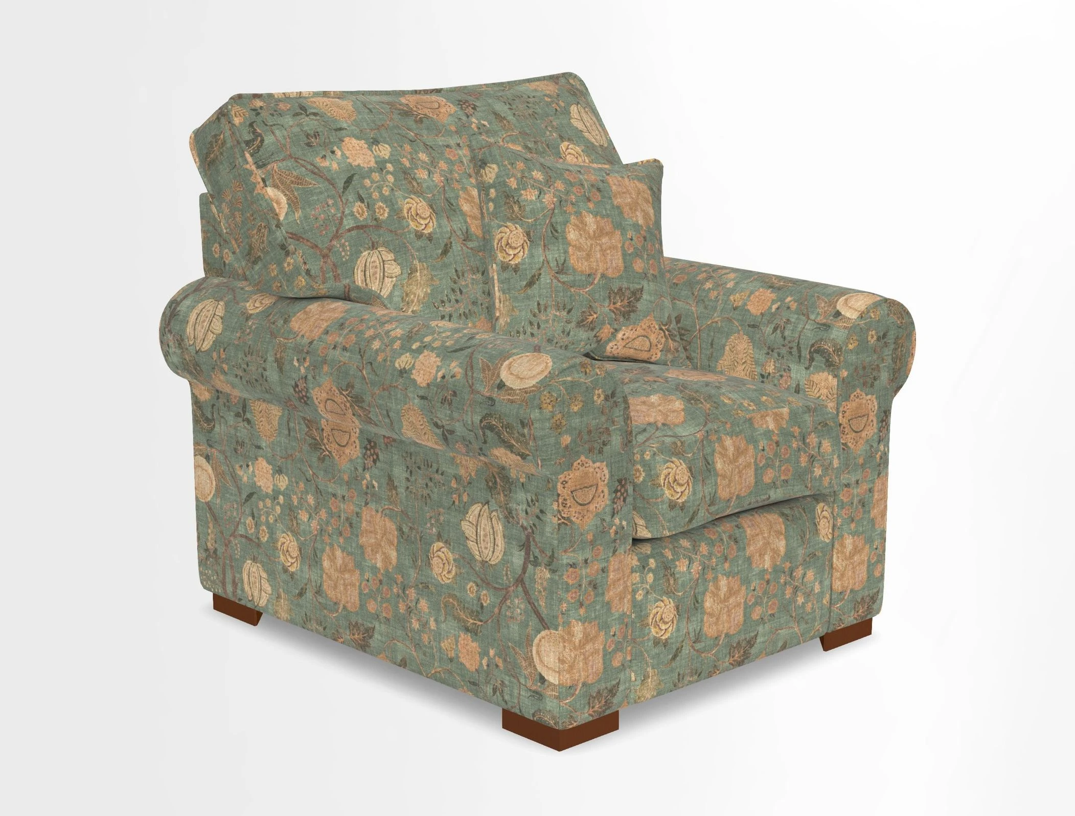 Upperton Chair in Two Tone Plain Biscuit - Loose cover option available