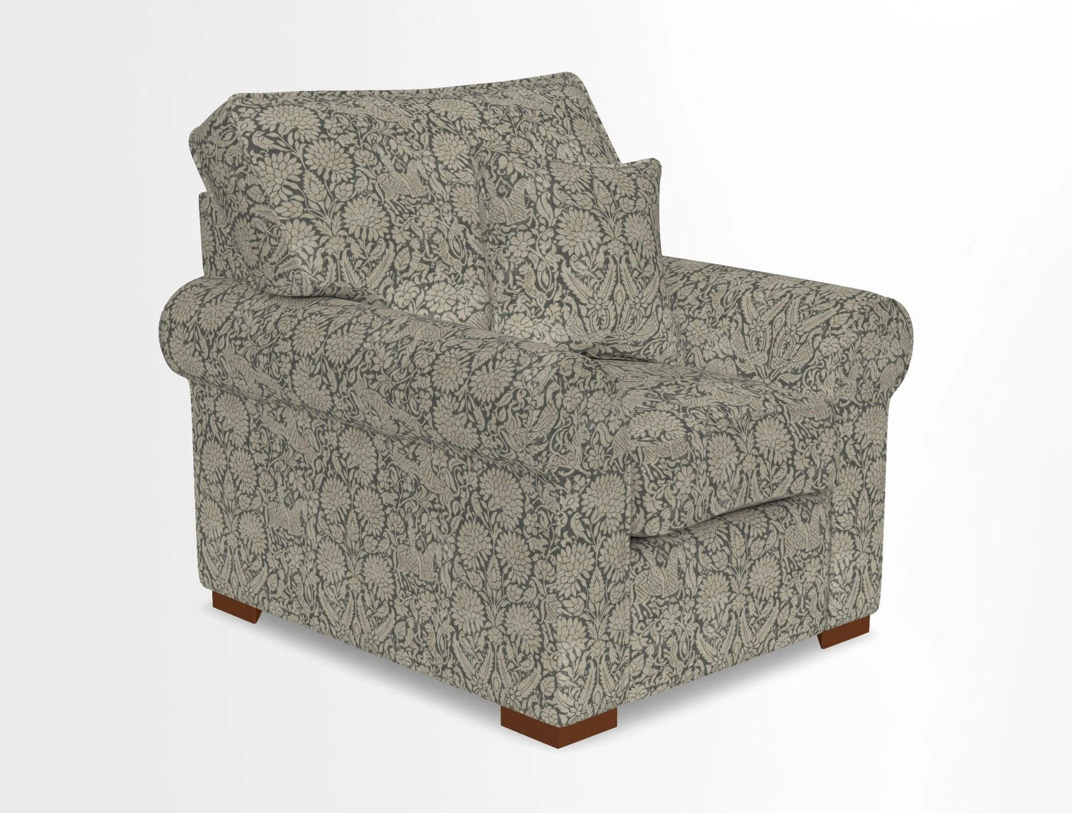 Upperton Chair in Two Tone Plain Biscuit - Loose cover option available