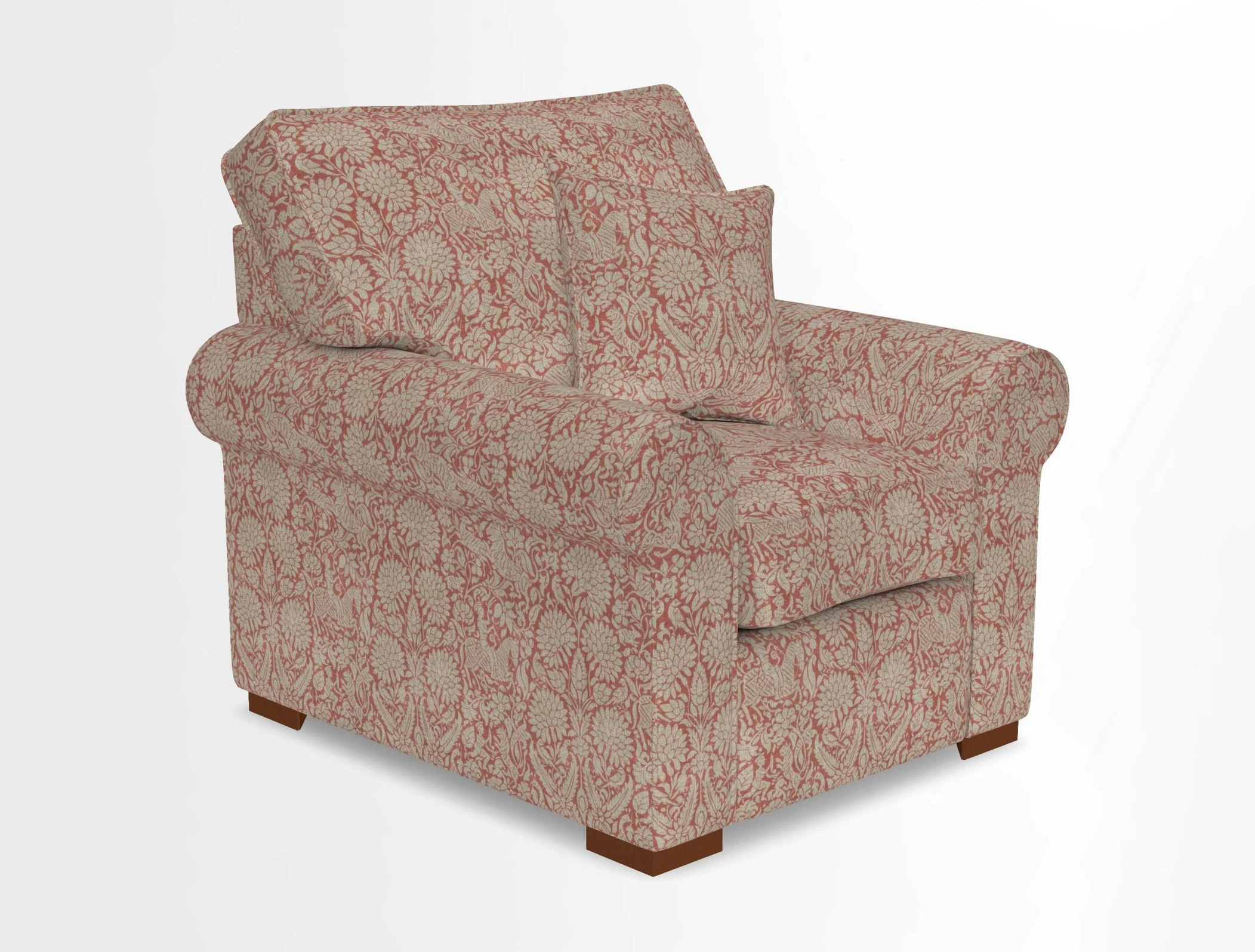 Upperton Chair in Two Tone Plain Biscuit - Loose cover option available