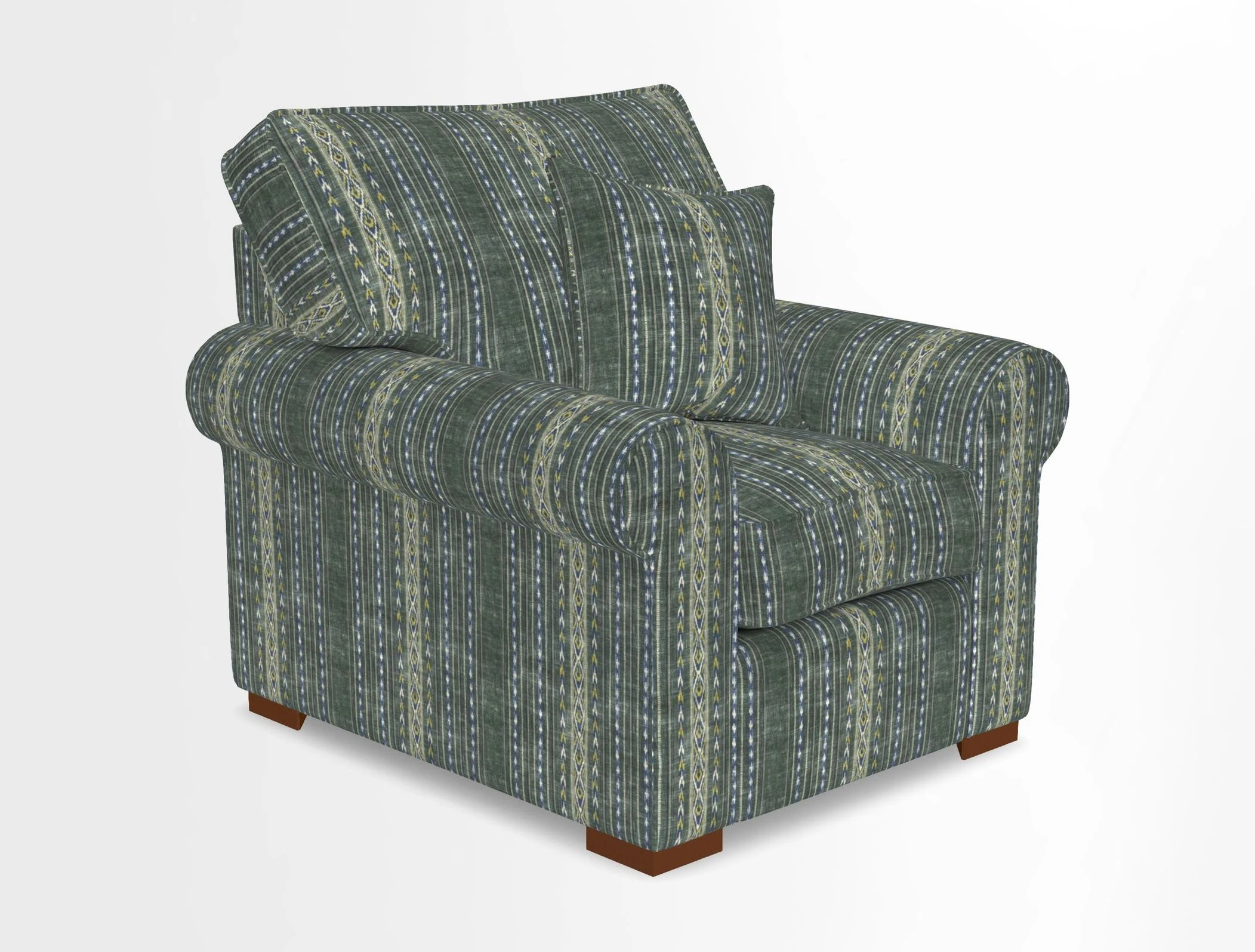 Upperton Chair in Two Tone Plain Biscuit - Loose cover option available