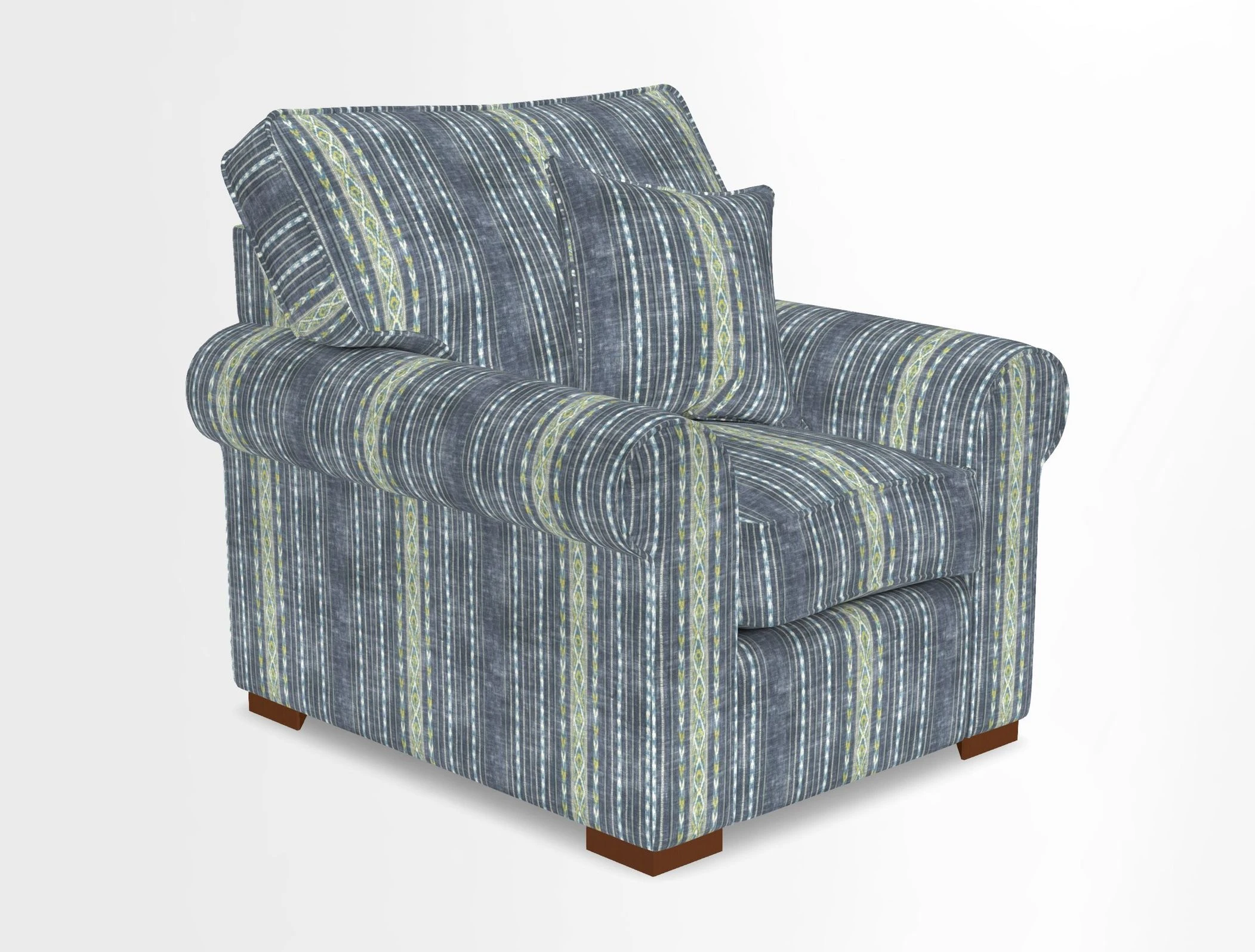 Upperton Chair in Two Tone Plain Biscuit - Loose cover option available