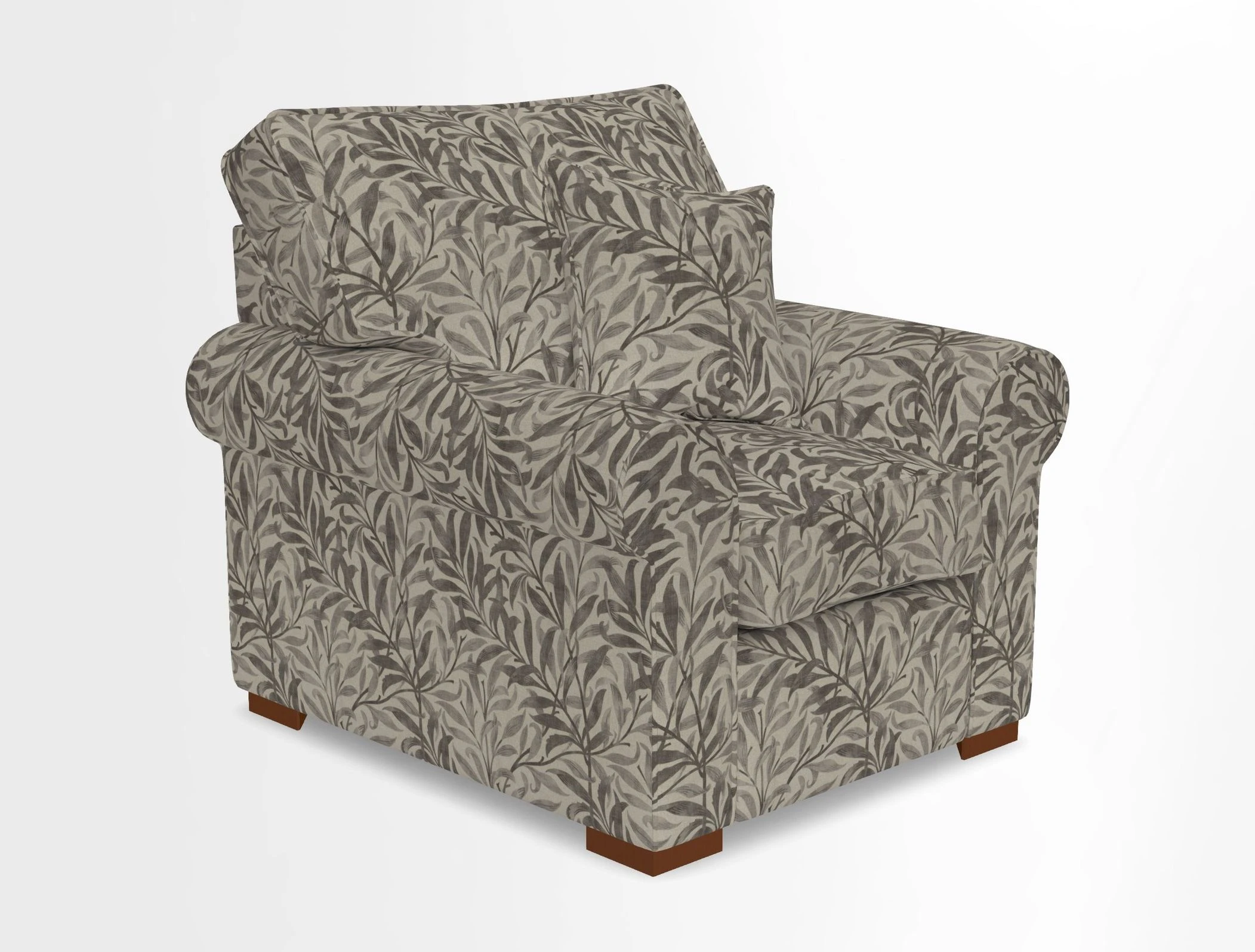 Upperton Chair in Two Tone Plain Biscuit - Loose cover option available