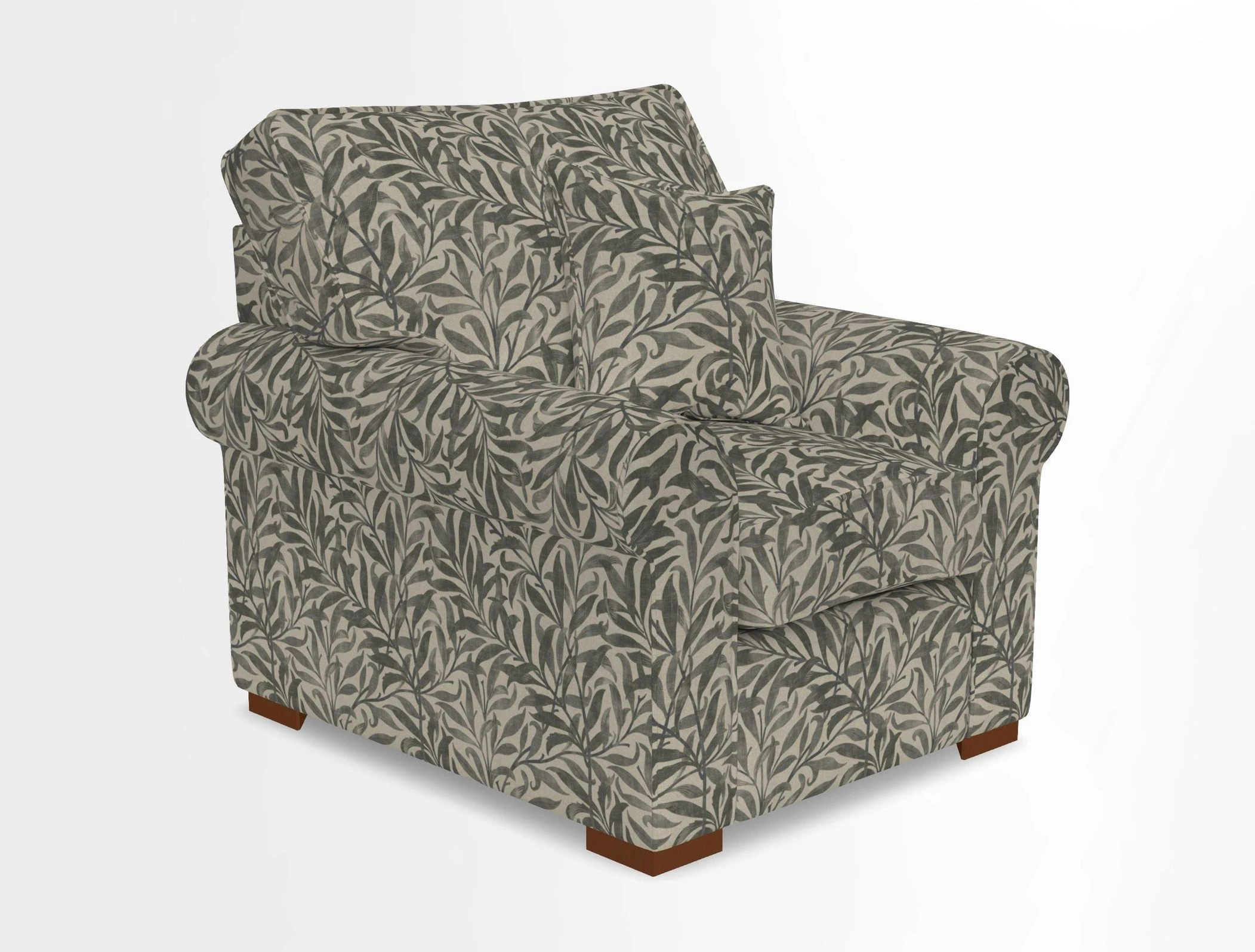 Upperton Chair in Two Tone Plain Biscuit - Loose cover option available