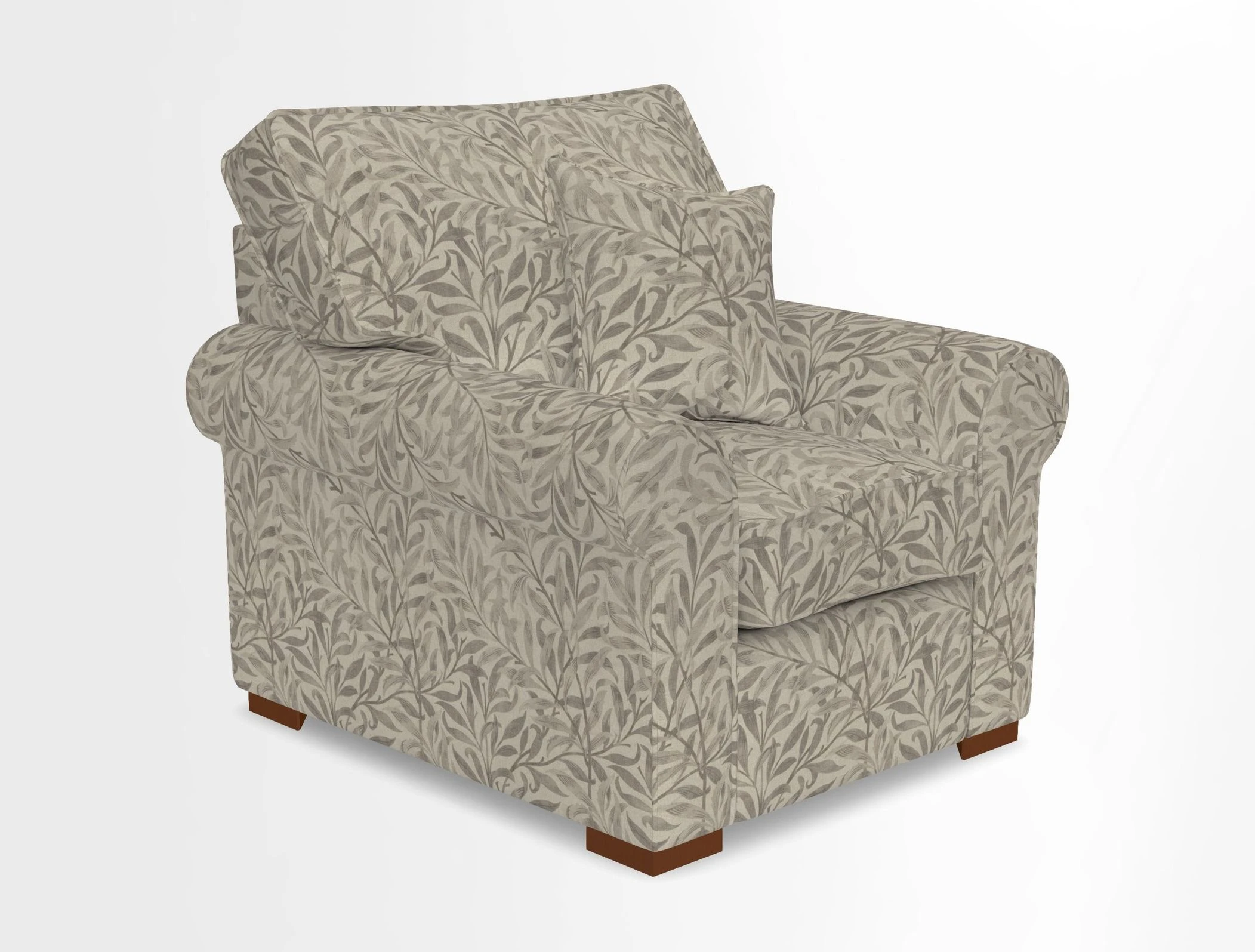 Upperton Chair in Two Tone Plain Biscuit - Loose cover option available
