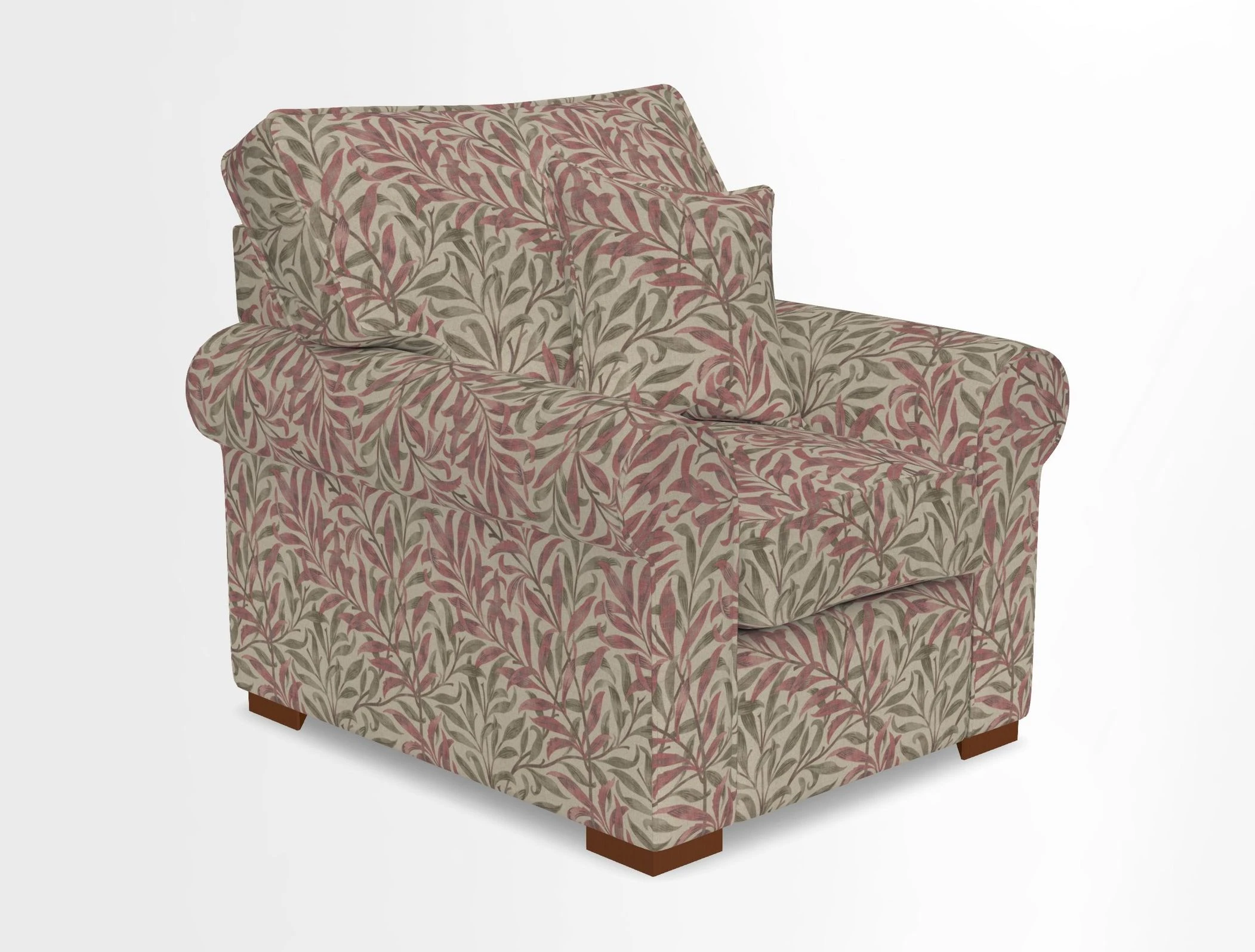 Upperton Chair in Two Tone Plain Biscuit - Loose cover option available