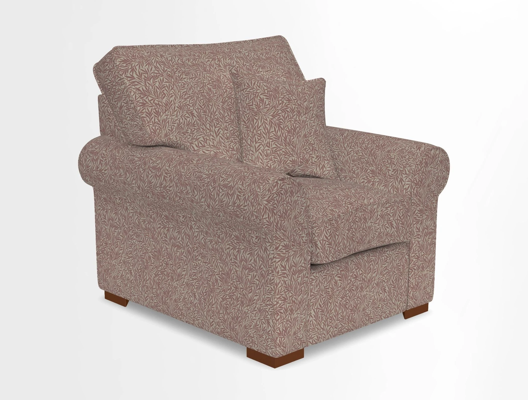 Upperton Chair in Two Tone Plain Biscuit - Loose cover option available