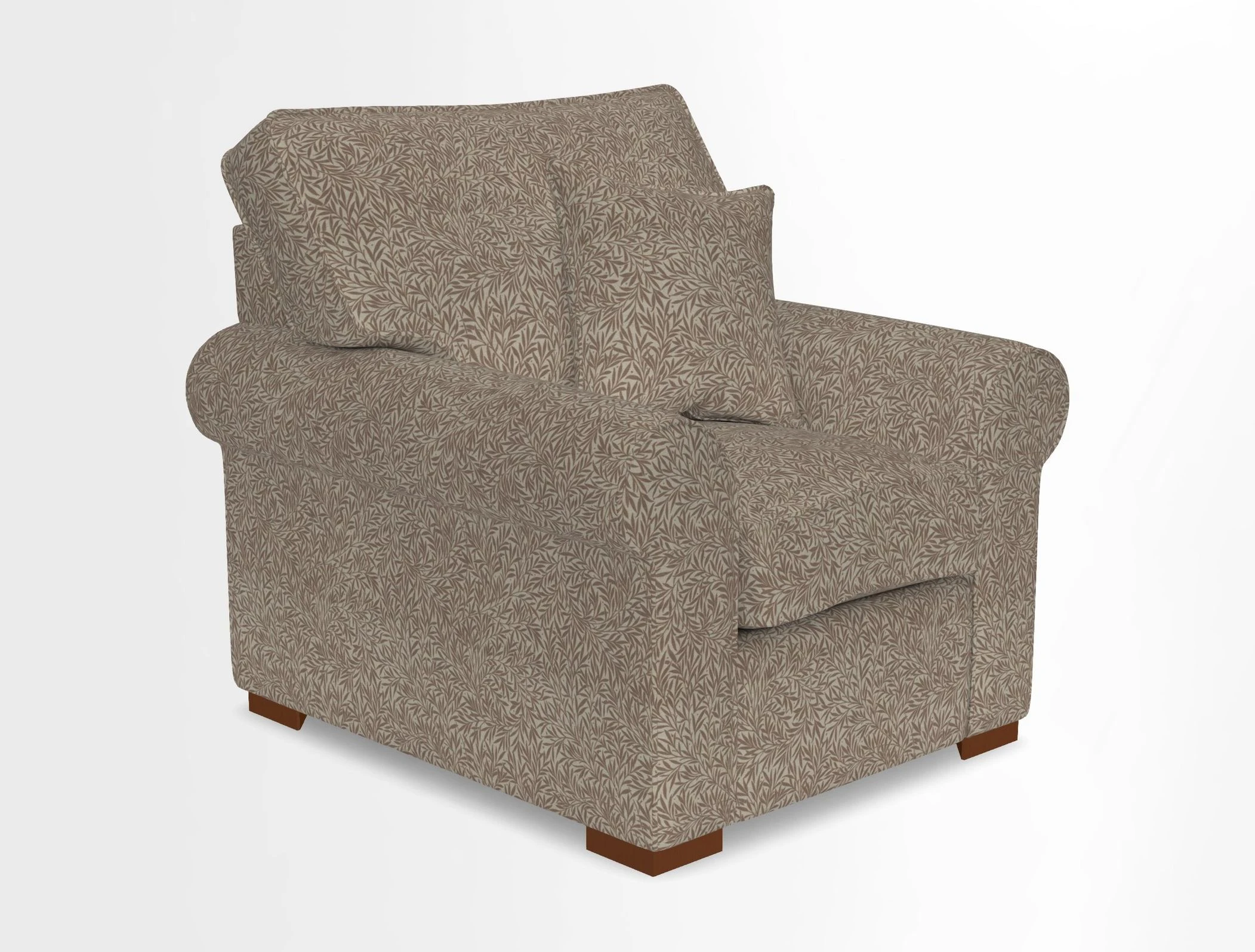 Upperton Chair in Two Tone Plain Biscuit - Loose cover option available