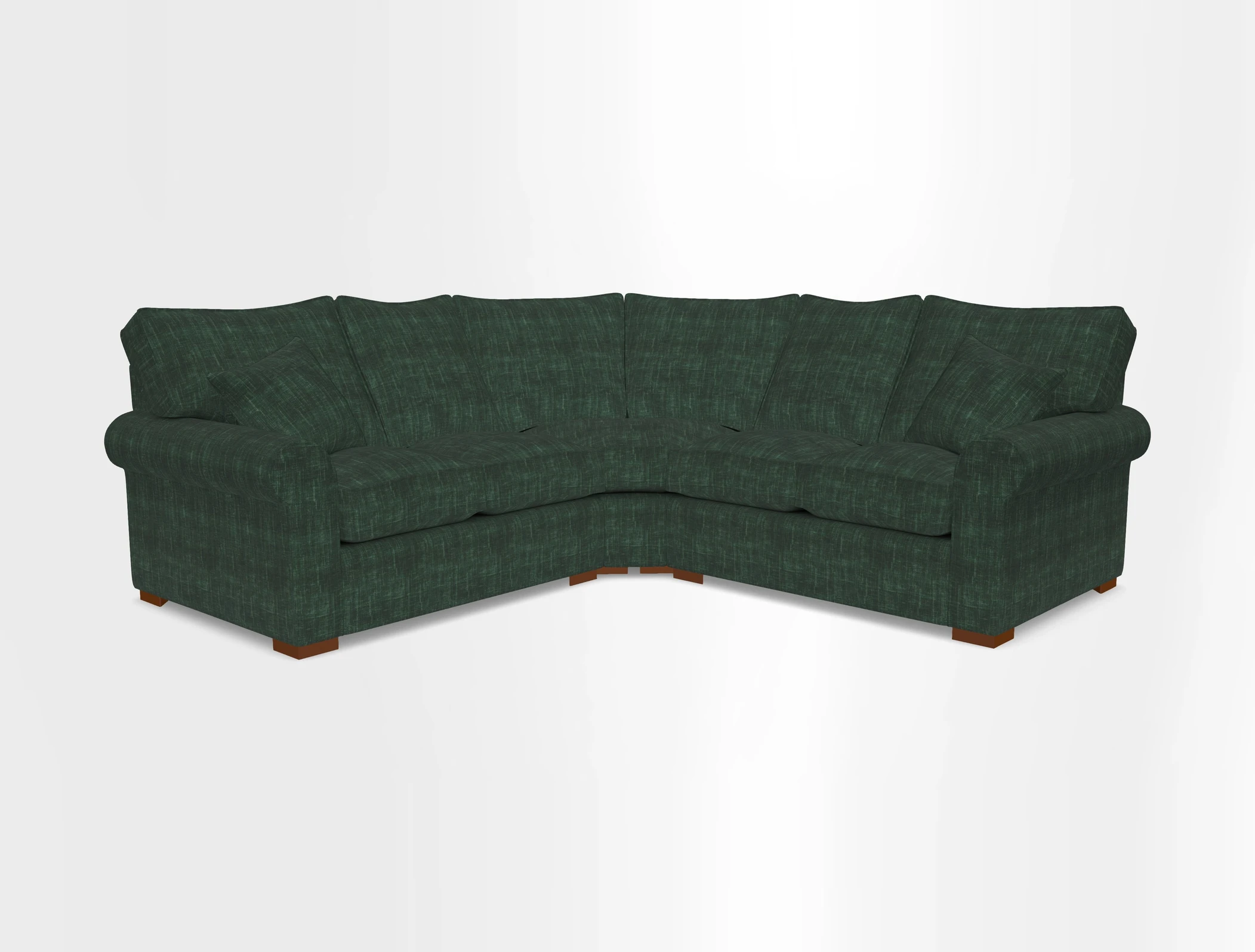 Upperton Corner Sofa RHF & LHF in Two Tone Plain Biscuit  - Loose cover option available