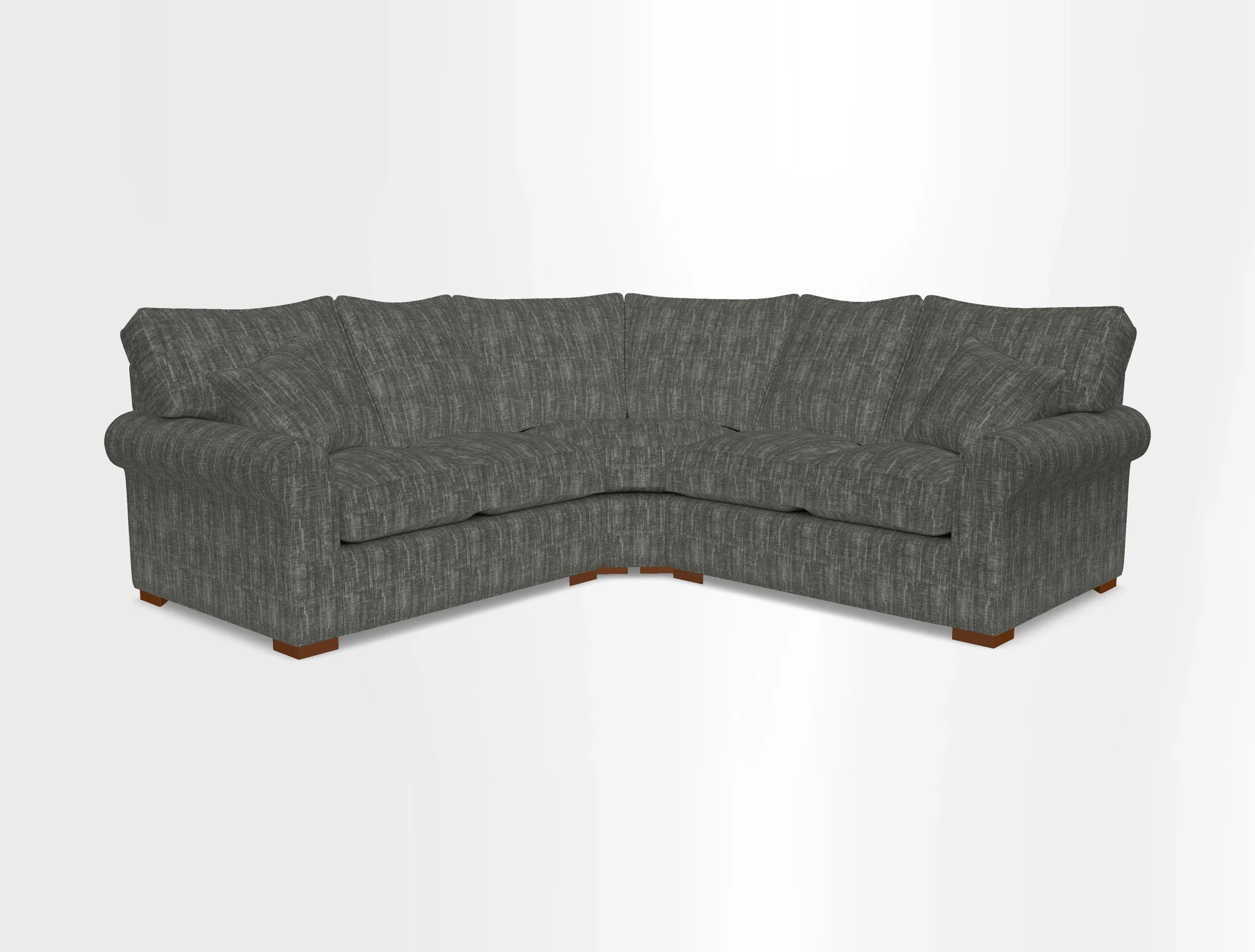 Upperton Corner Sofa RHF & LHF in Two Tone Plain Biscuit  - Loose cover option available