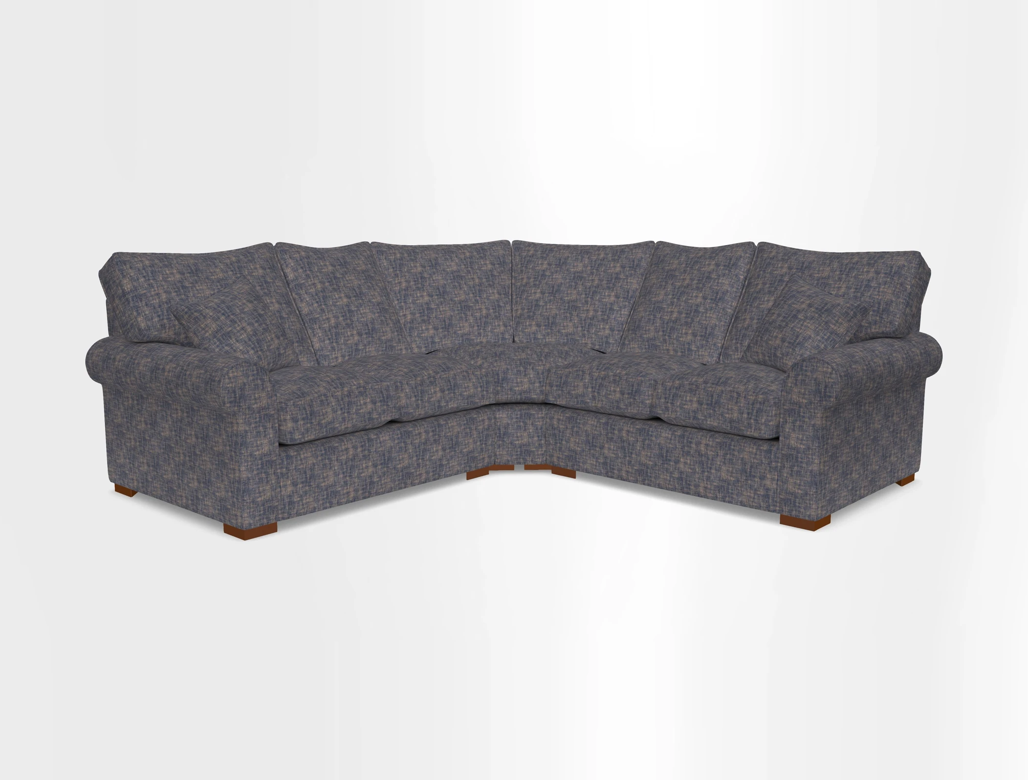 Upperton Corner Sofa RHF & LHF in Two Tone Plain Biscuit  - Loose cover option available