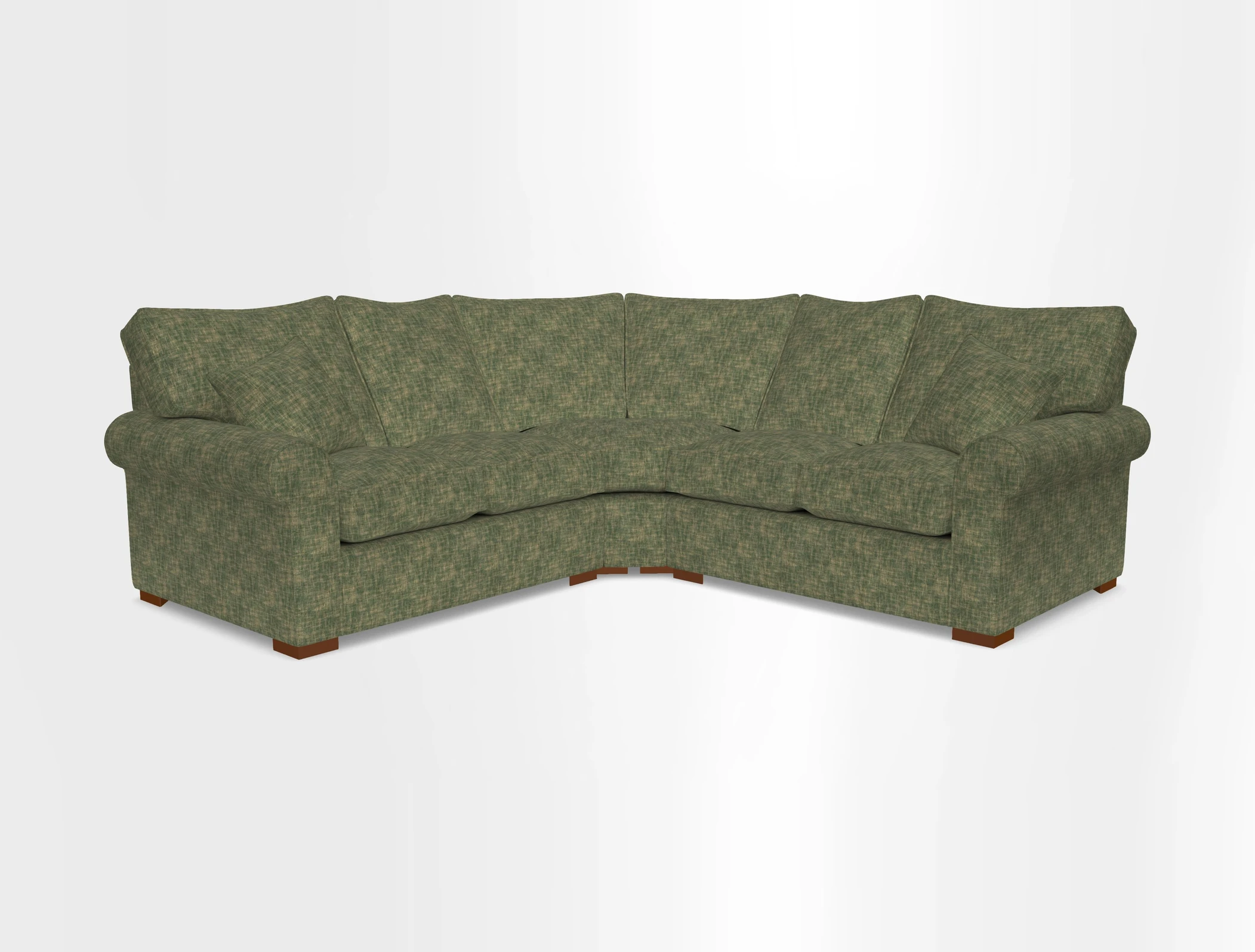 Upperton Corner Sofa RHF & LHF in Two Tone Plain Biscuit  - Loose cover option available