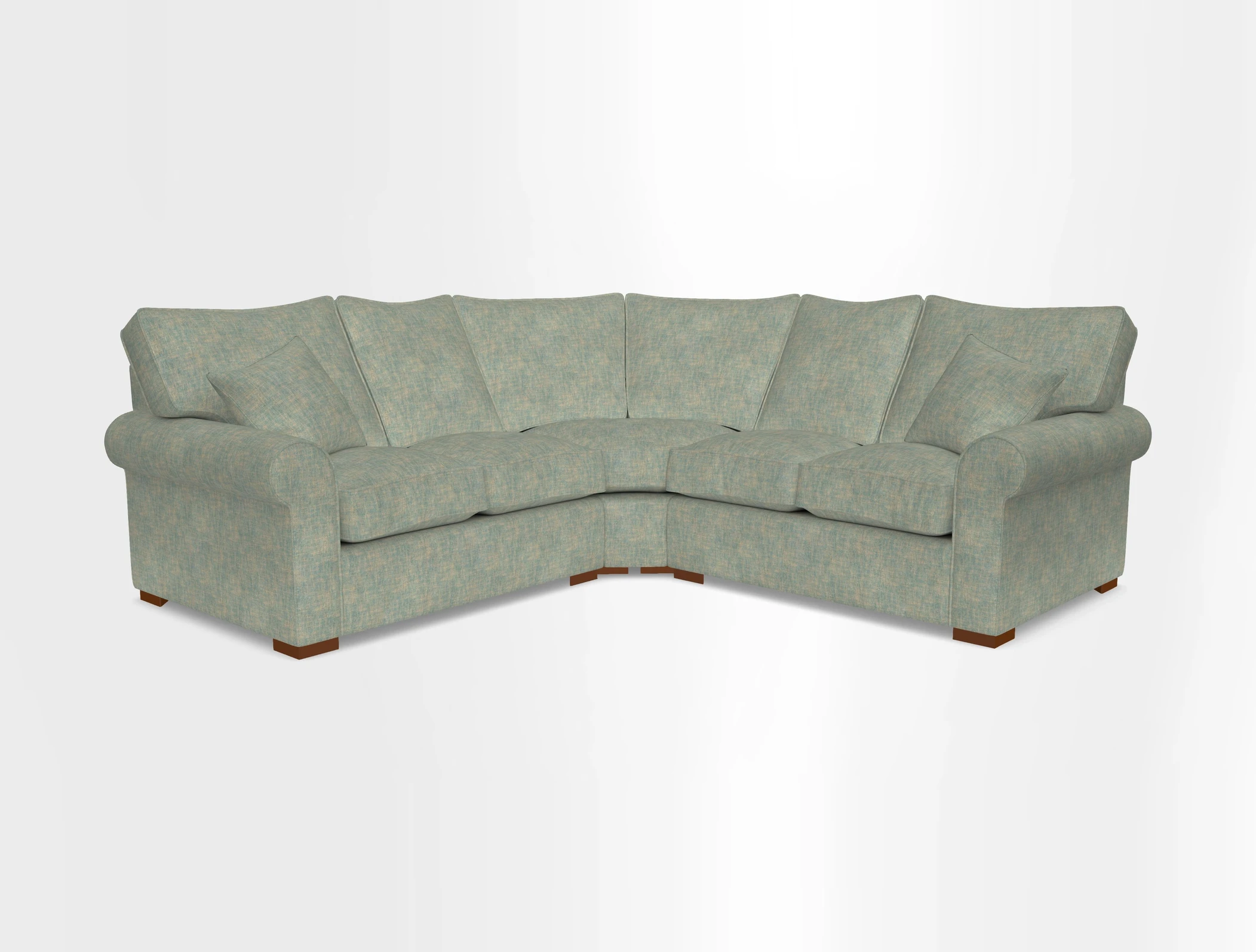 Upperton Corner Sofa RHF & LHF in Two Tone Plain Biscuit  - Loose cover option available