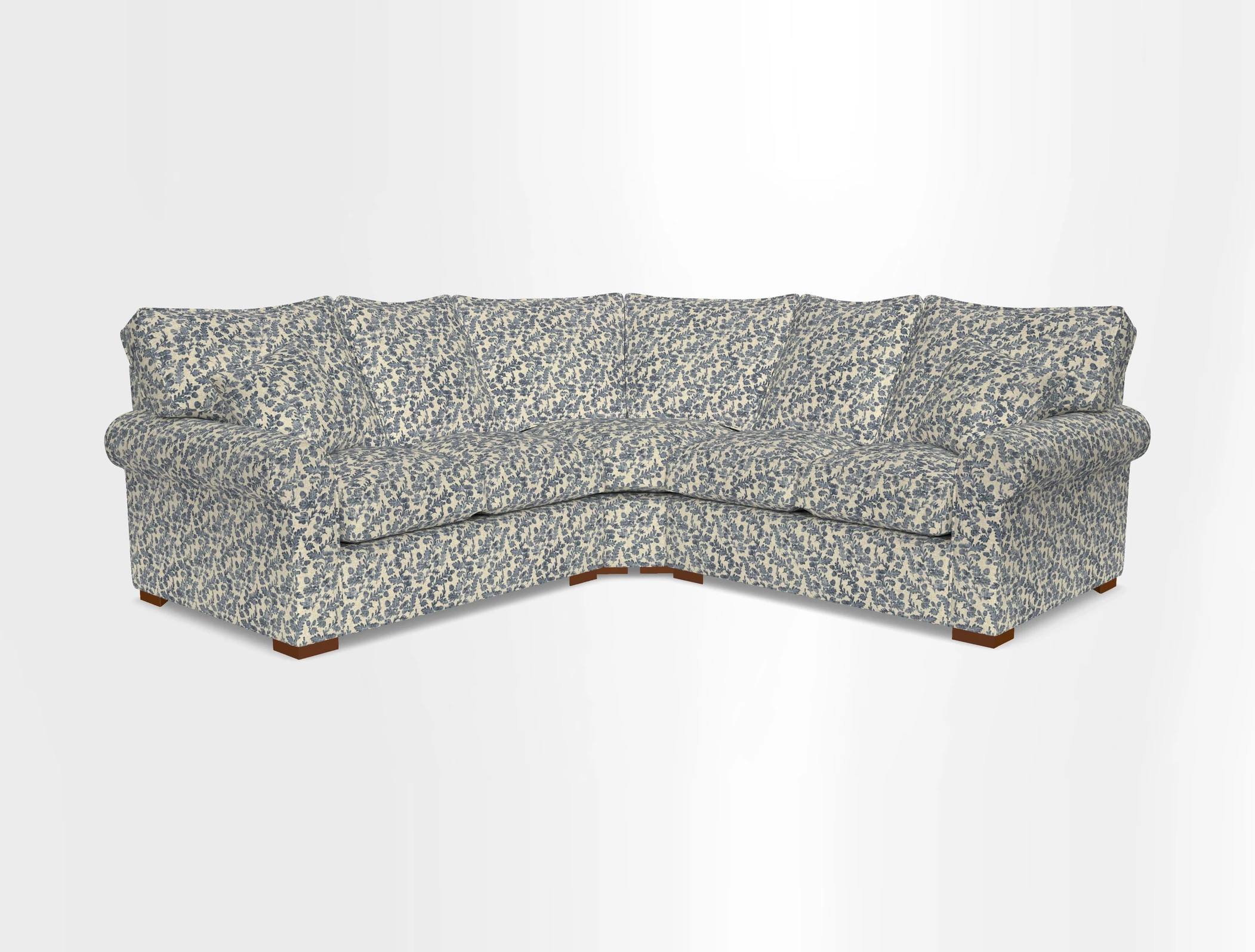 Upperton Corner Sofa RHF & LHF in Two Tone Plain Biscuit  - Loose cover option available