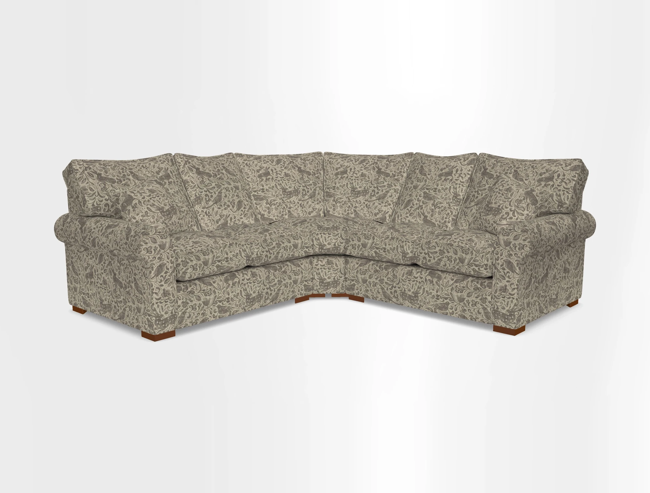 Upperton Corner Sofa RHF & LHF in Two Tone Plain Biscuit  - Loose cover option available