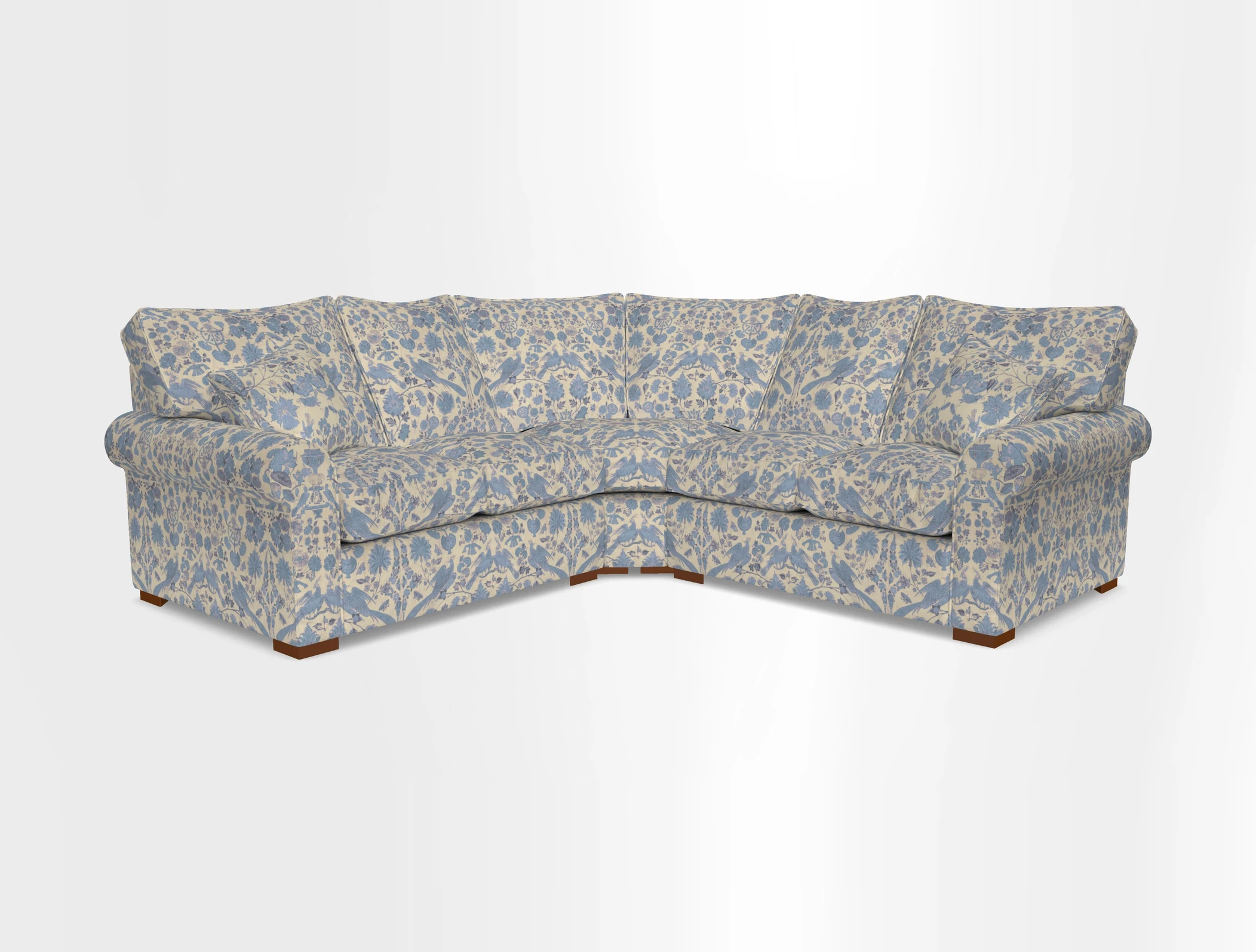 Upperton Corner Sofa RHF & LHF in Two Tone Plain Biscuit  - Loose cover option available