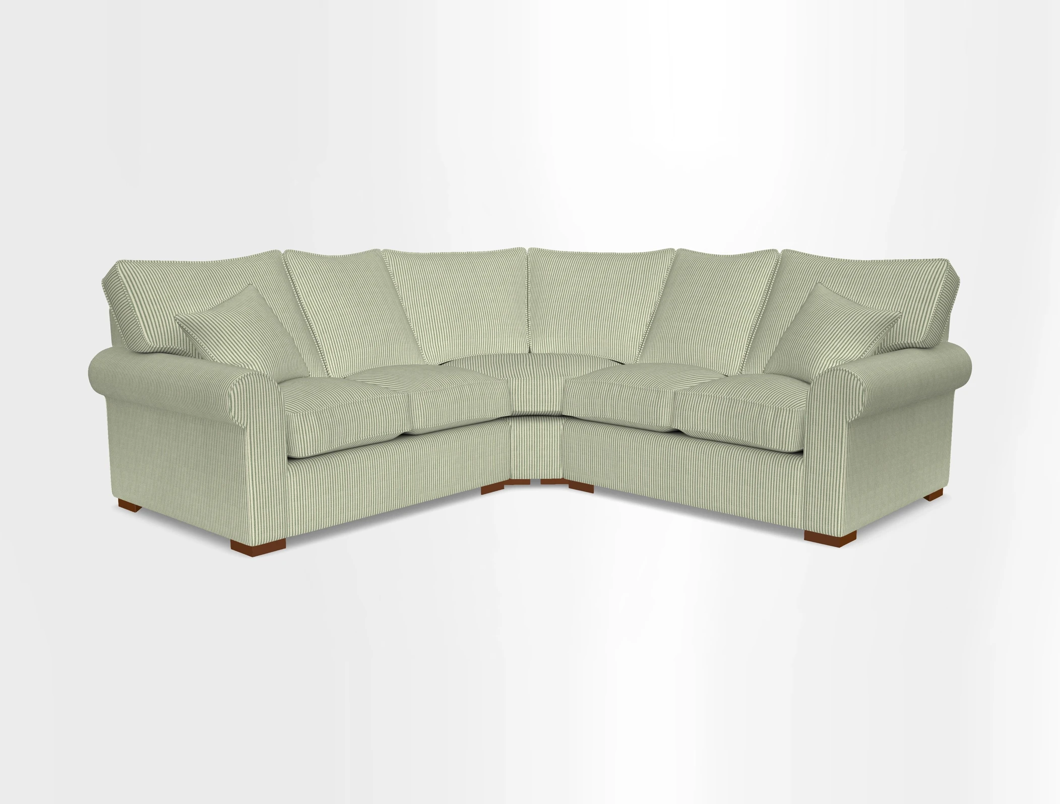 Upperton Corner Sofa RHF & LHF in Two Tone Plain Biscuit  - Loose cover option available