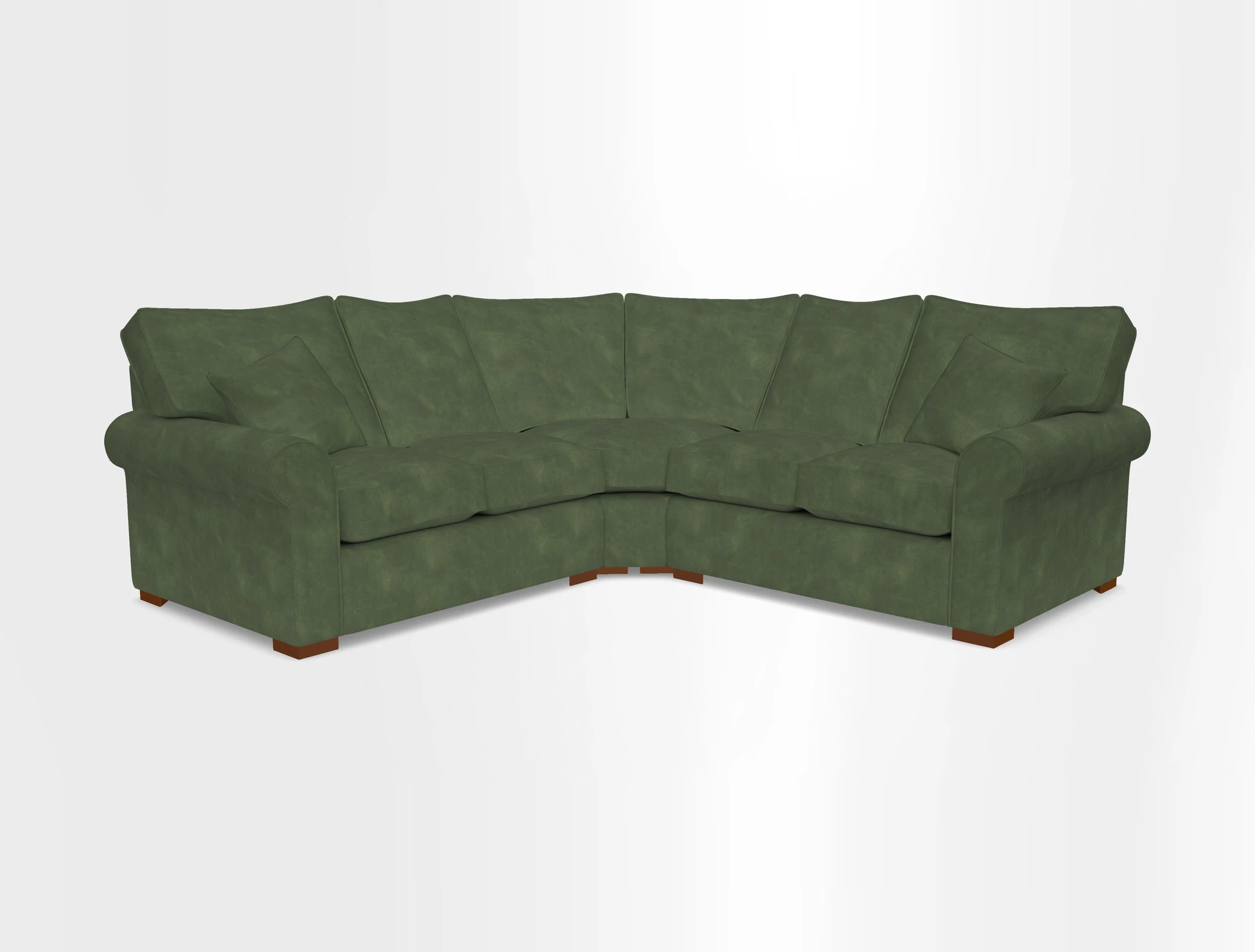 Upperton Corner Sofa RHF & LHF in Two Tone Plain Biscuit  - Loose cover option available