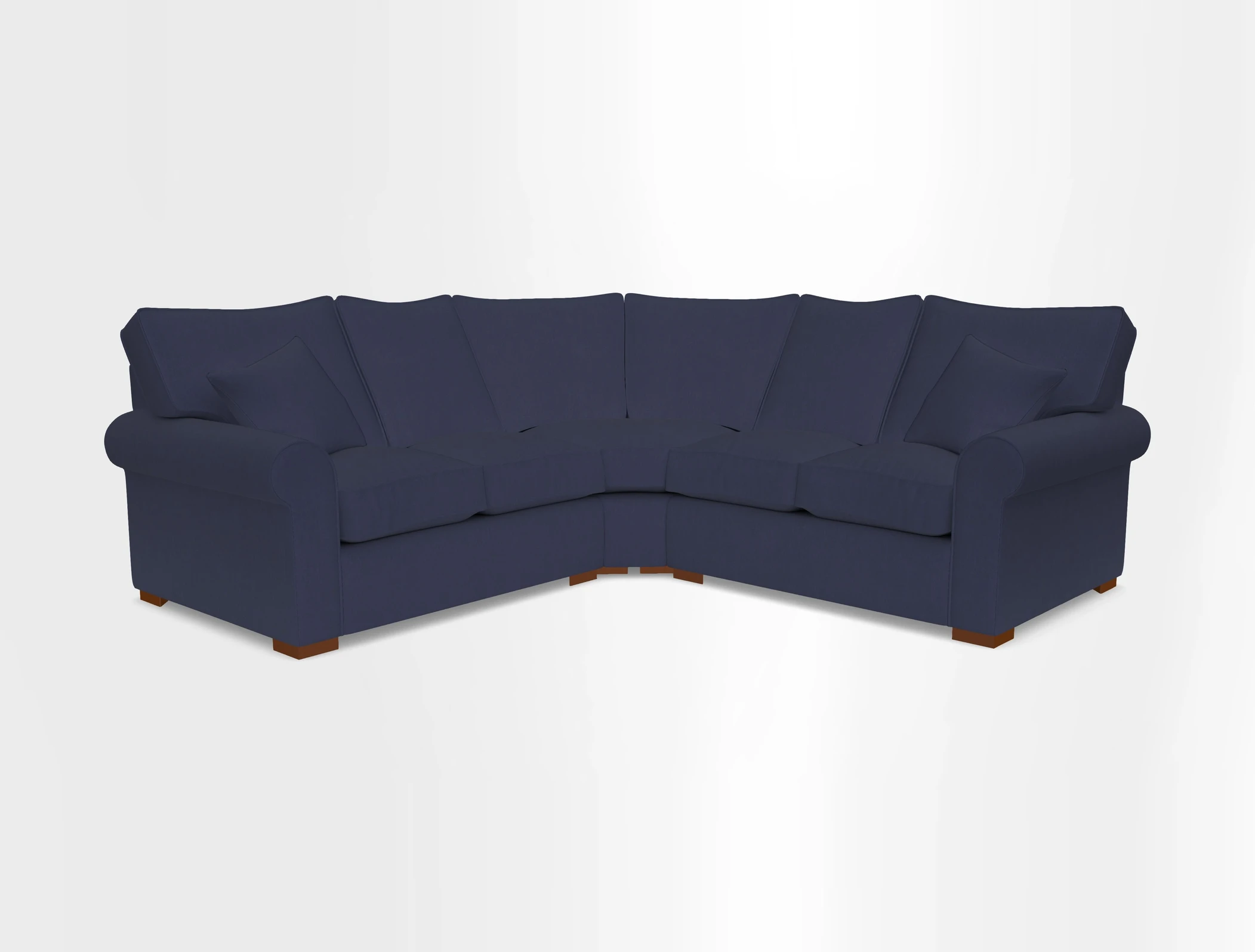 Upperton Corner Sofa RHF & LHF in Two Tone Plain Biscuit  - Loose cover option available
