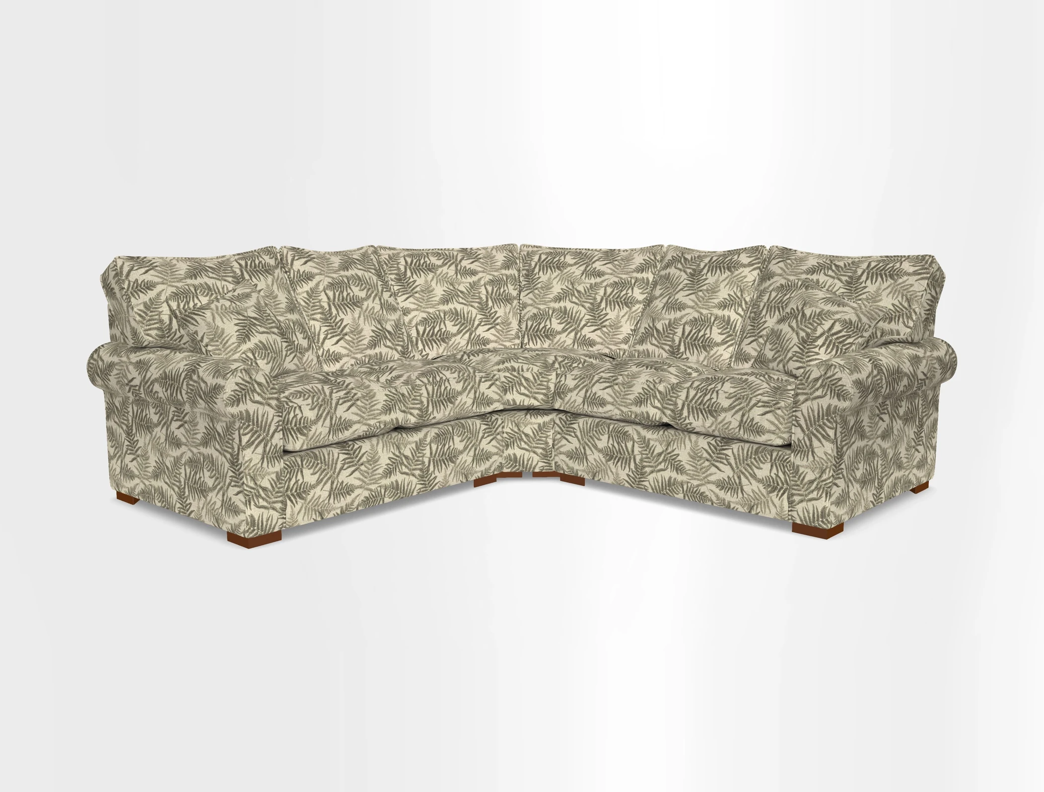 Upperton Corner Sofa RHF & LHF in Two Tone Plain Biscuit  - Loose cover option available