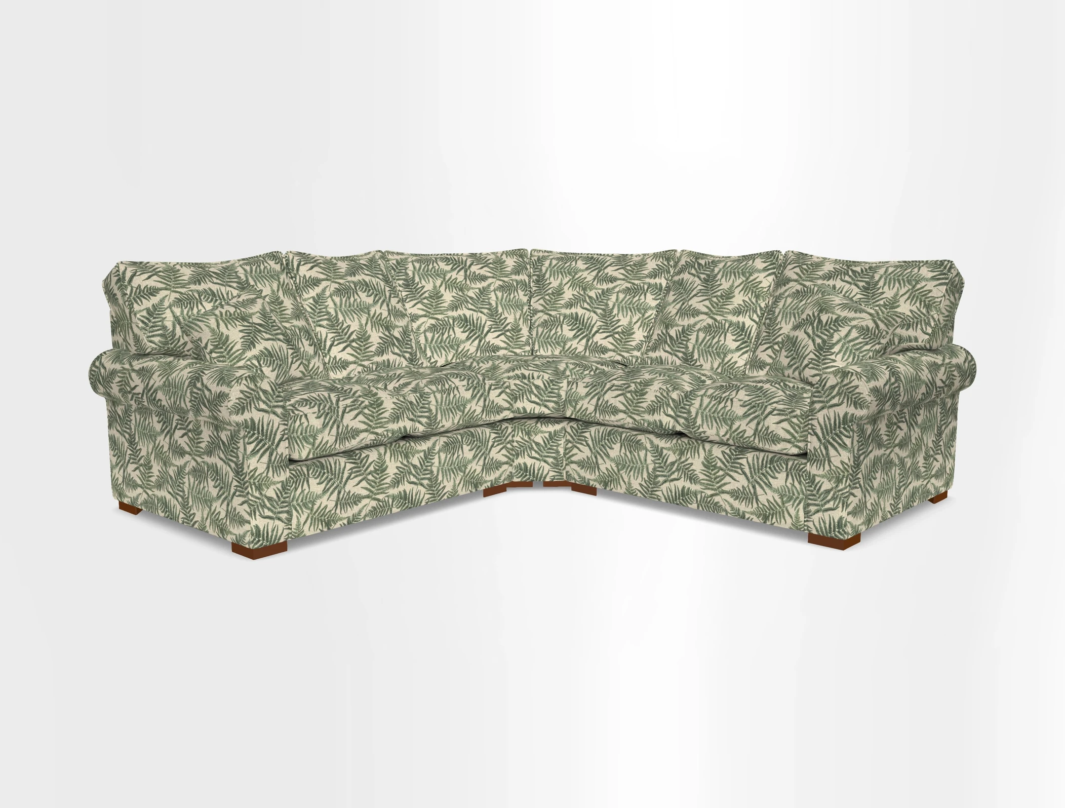 Upperton Corner Sofa RHF & LHF in Two Tone Plain Biscuit  - Loose cover option available