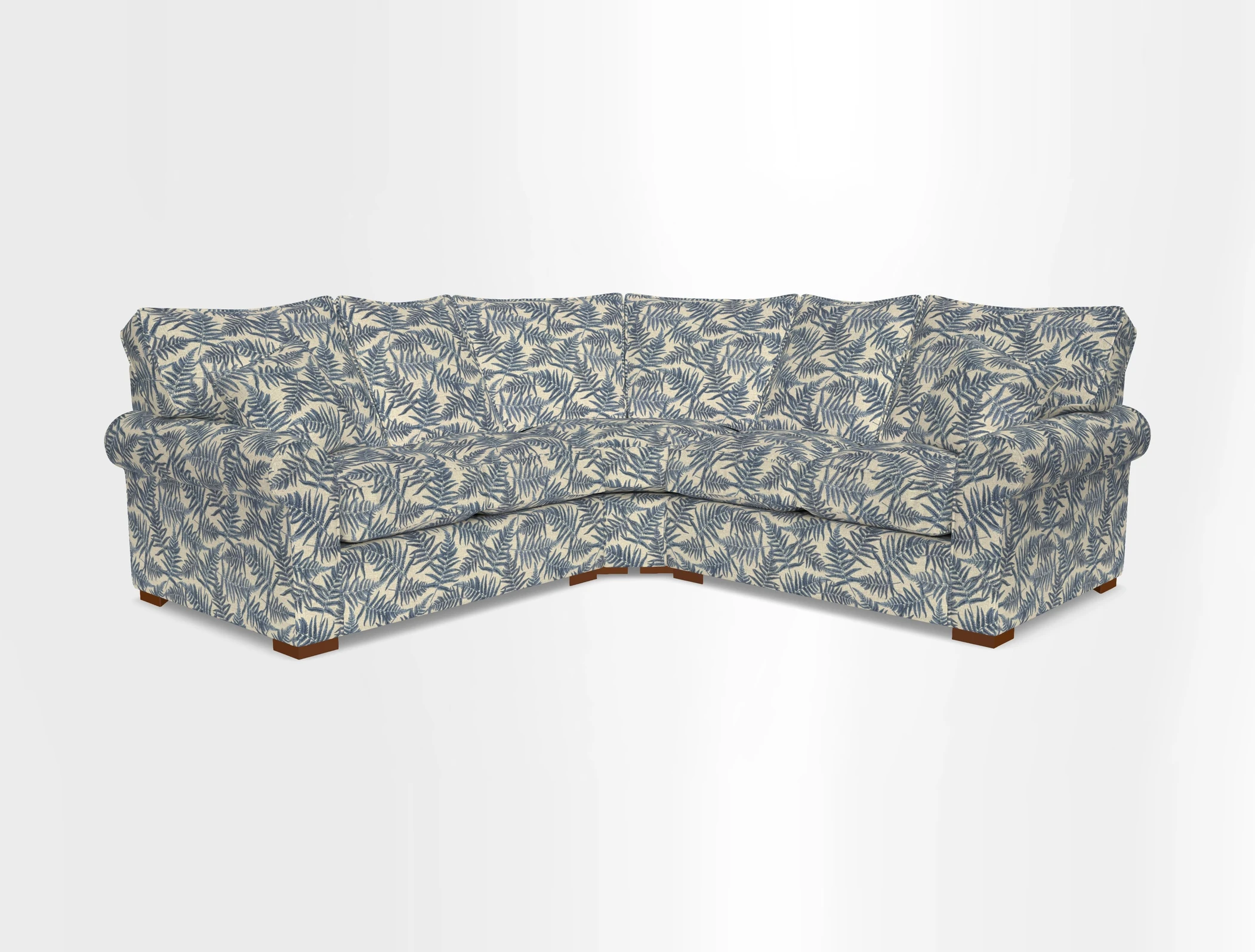 Upperton Corner Sofa RHF & LHF in Two Tone Plain Biscuit  - Loose cover option available