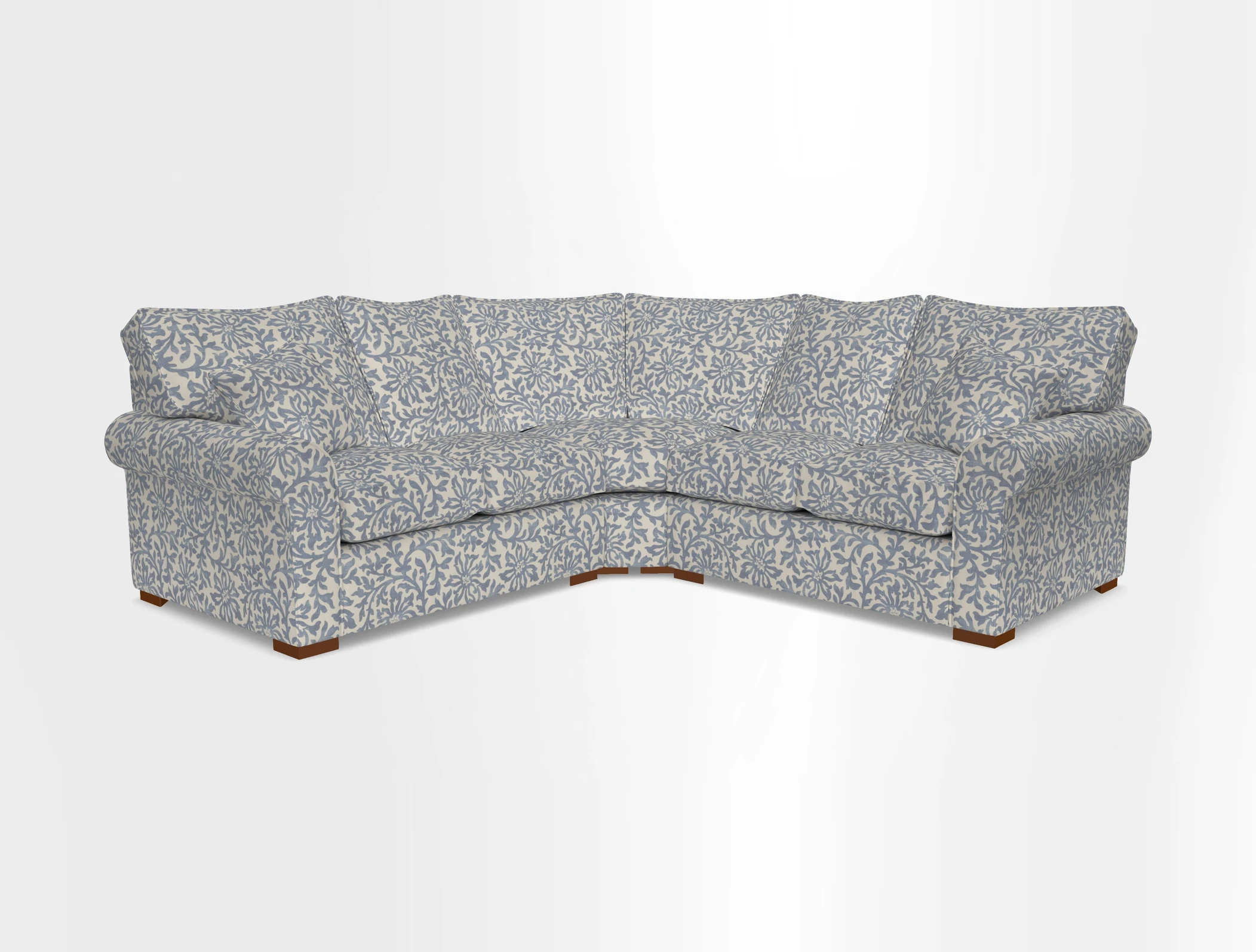 Upperton Corner Sofa RHF & LHF in Two Tone Plain Biscuit  - Loose cover option available