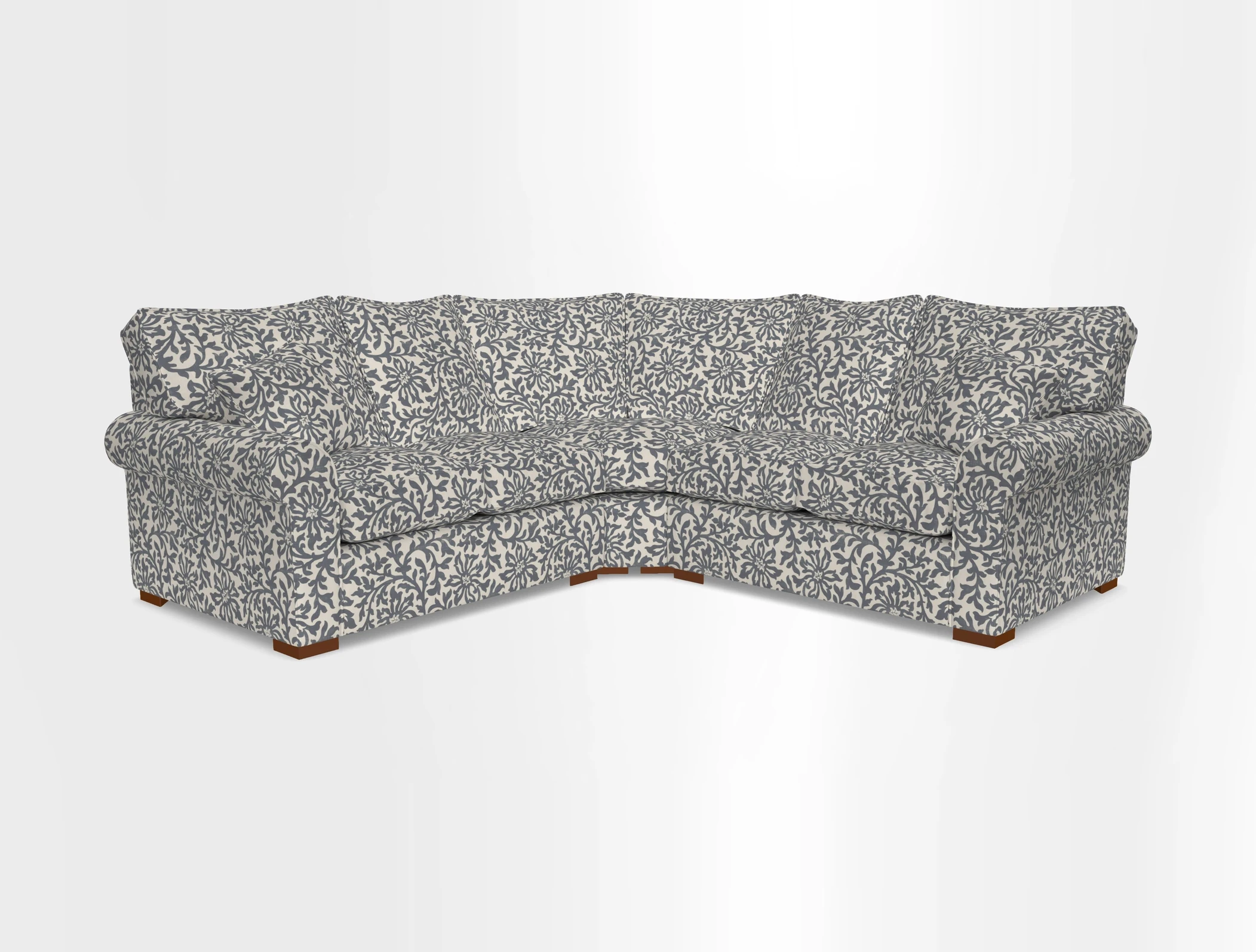 Upperton Corner Sofa RHF & LHF in Two Tone Plain Biscuit  - Loose cover option available