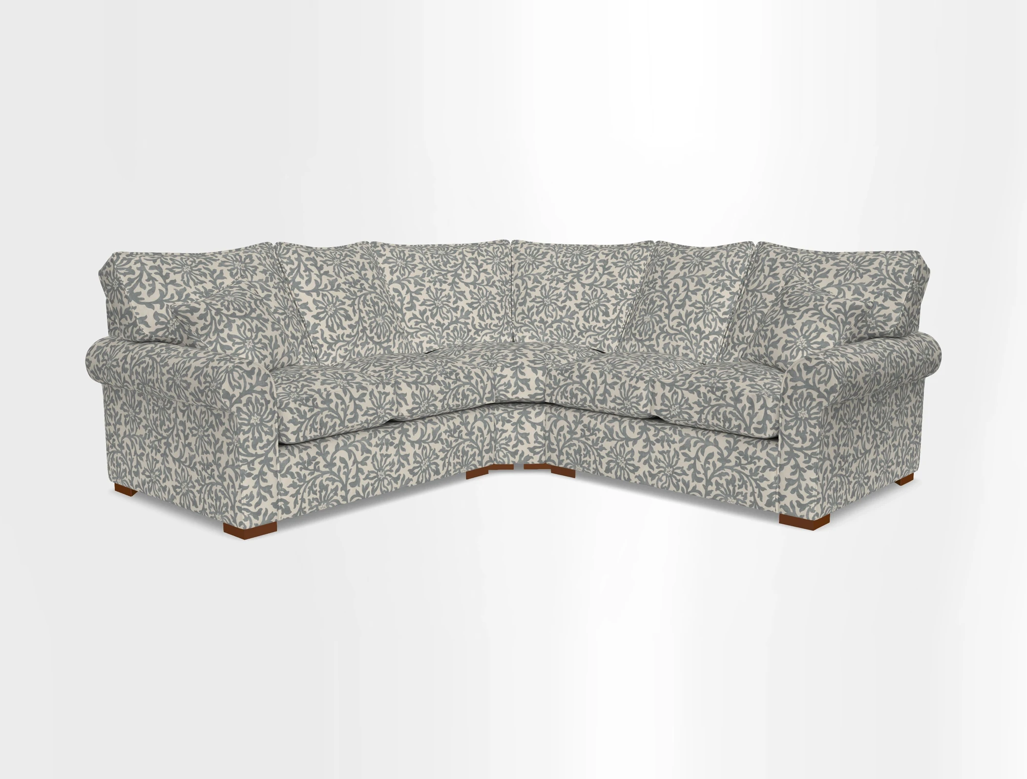 Upperton Corner Sofa RHF & LHF in Two Tone Plain Biscuit  - Loose cover option available