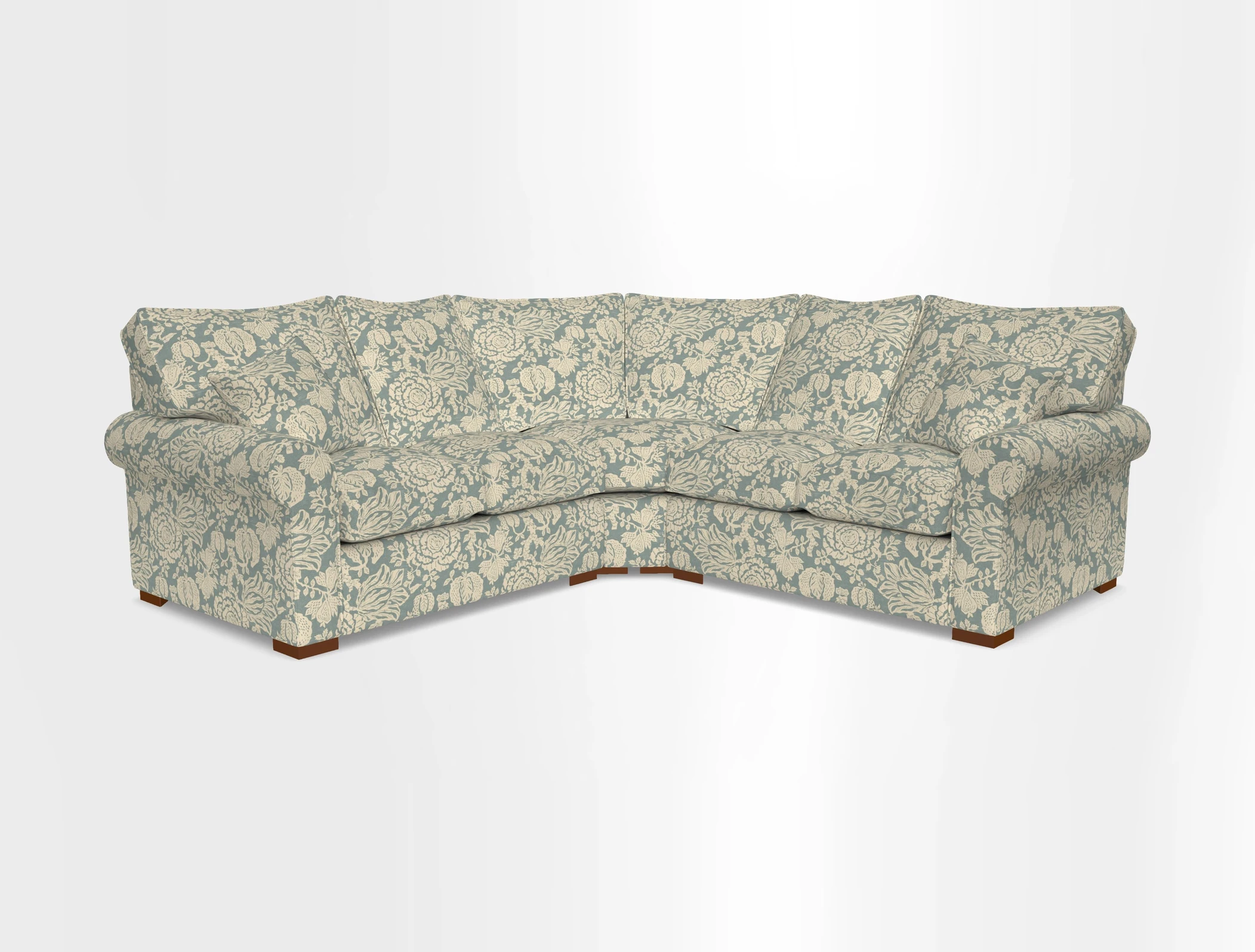 Upperton Corner Sofa RHF & LHF in Two Tone Plain Biscuit  - Loose cover option available